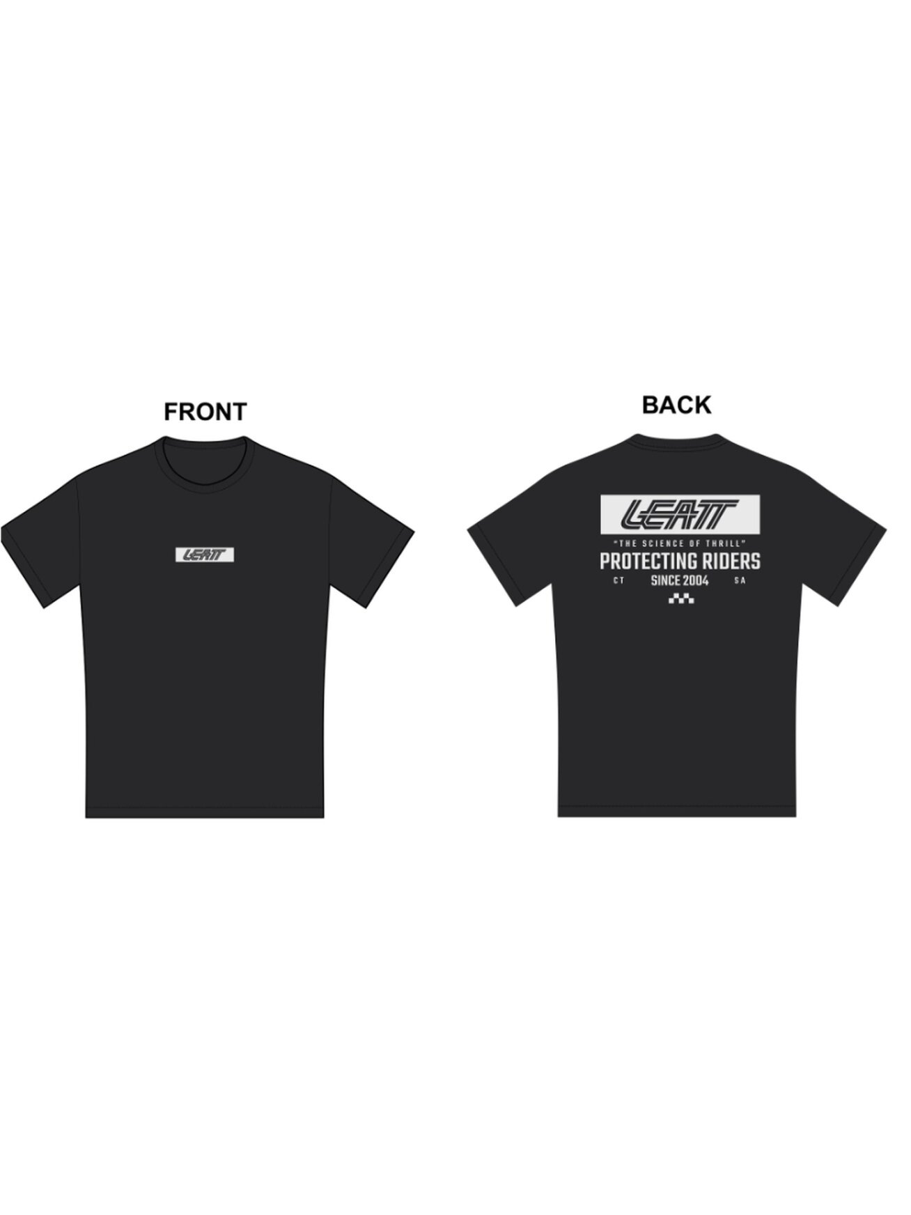 Leatt T-Shirt Promo 2025 Black