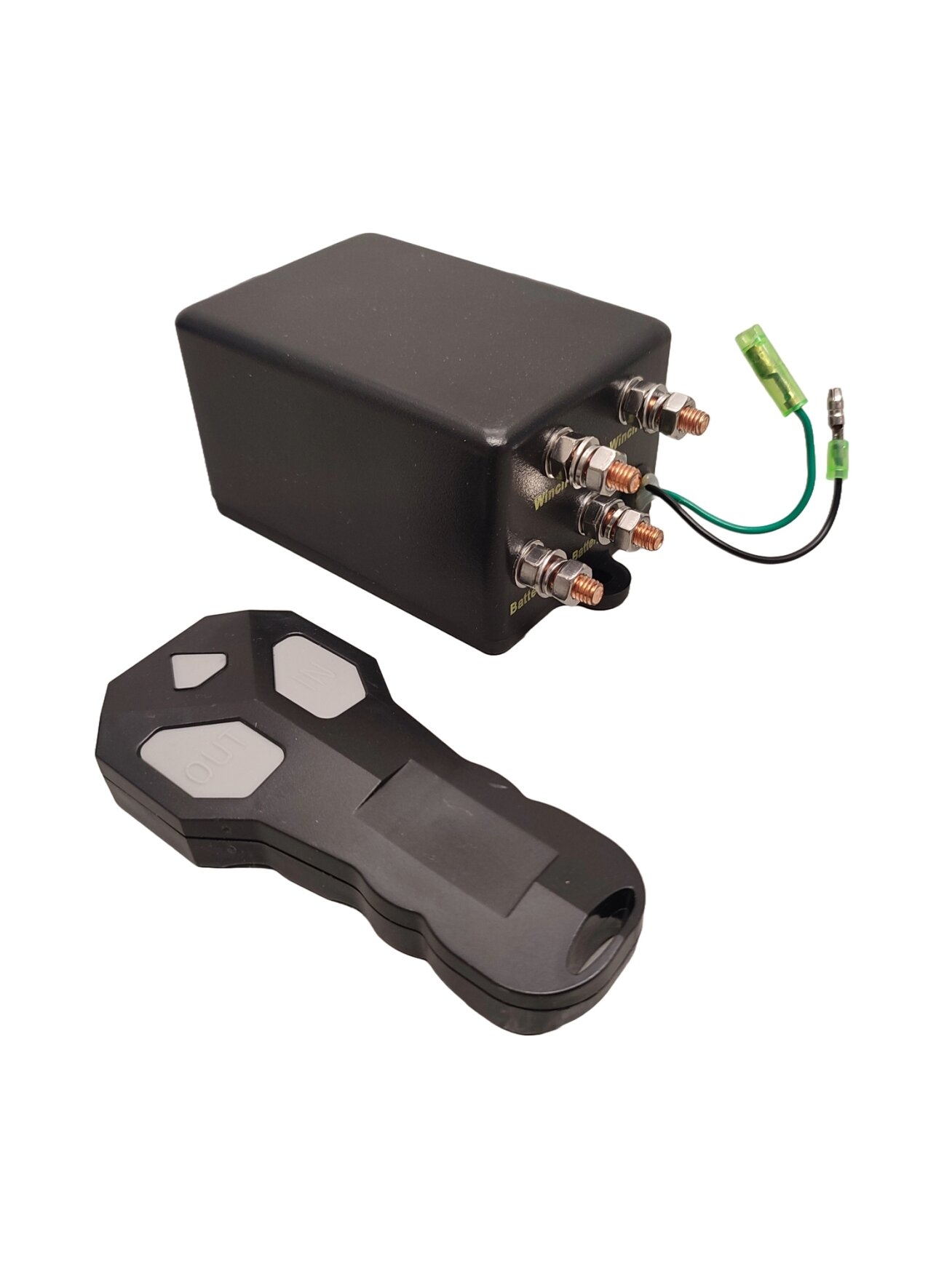 Bronco Winch relay/remote control set Gen. II older model w. cables (77-14000) Bronco Winch relay/remote control set Gen. II older model w. cables (77-14000)