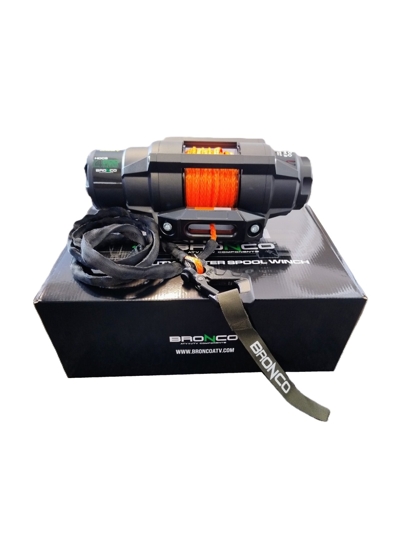 Bronco HDCS WINCH 4500 synthetic line remote control Bronco HDCS WINCH 4500 synthetic line remote control
