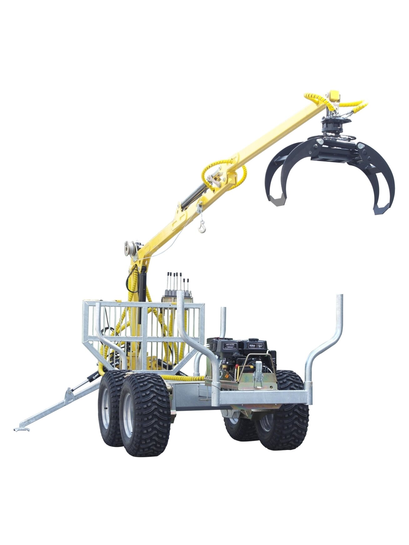 ATV Grapple crane 450-II with wheel drive winch and boom steering 2 ATV Grapple crane 450-II with wheel drive winch and boom steering 2