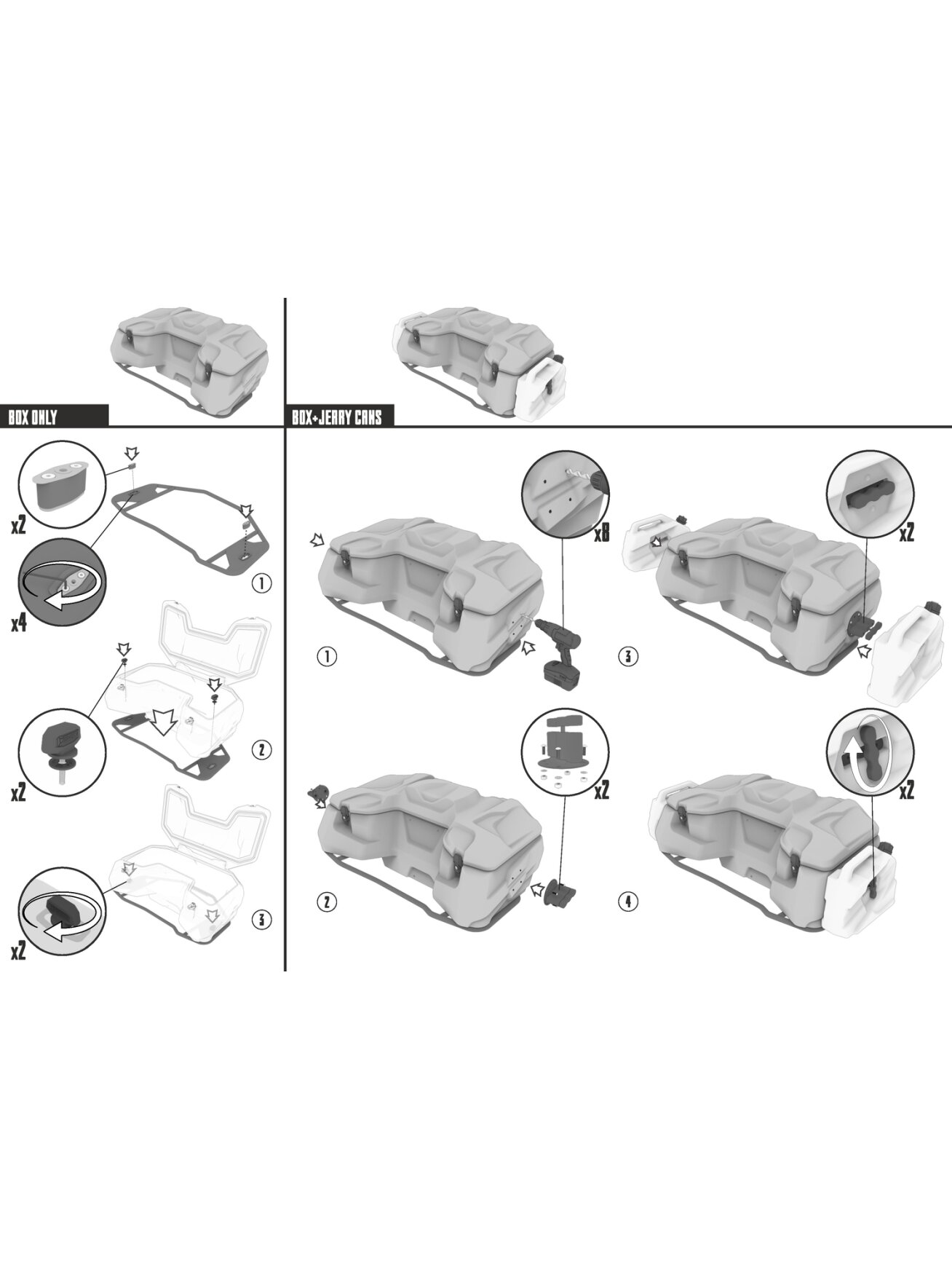 Tesseract Transportbox 120L Can Am Outlander G3 500 700 (2024-) 5 Tesseract Transportbox 120L Can Am Outlander G3 500 700 (2024-) 5