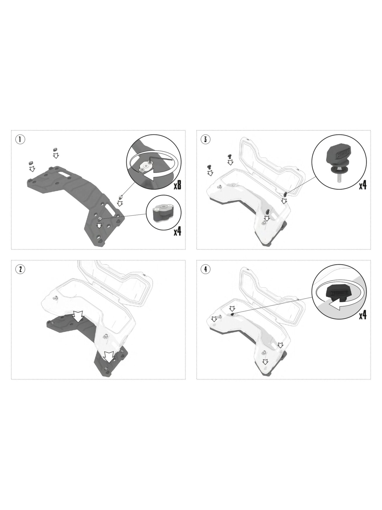 TESSERACT Atv box CFMoto X8 X10 850 1000 Gen 3 2024- 3 TESSERACT Atv box CFMoto X8 X10 850 1000 Gen 3 2024- 3
