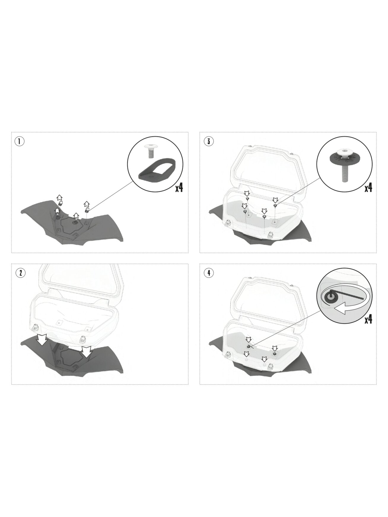 Tesseract Atv box 42L Can Am Renegade 650 1000 2023- 3 Tesseract Atv box 42L Can Am Renegade 650 1000 2023- 3