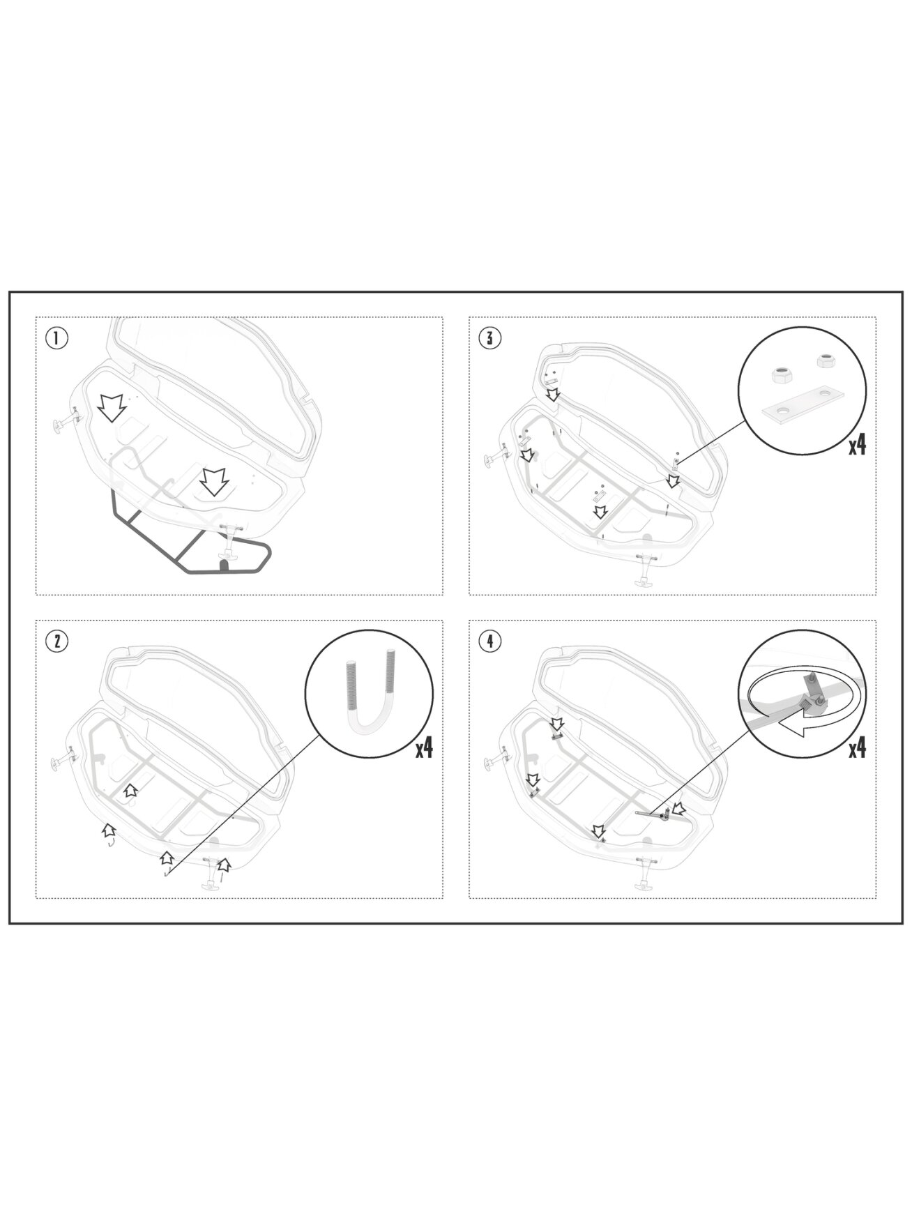 TESSERACT Frontbox Linhai 500 520 3