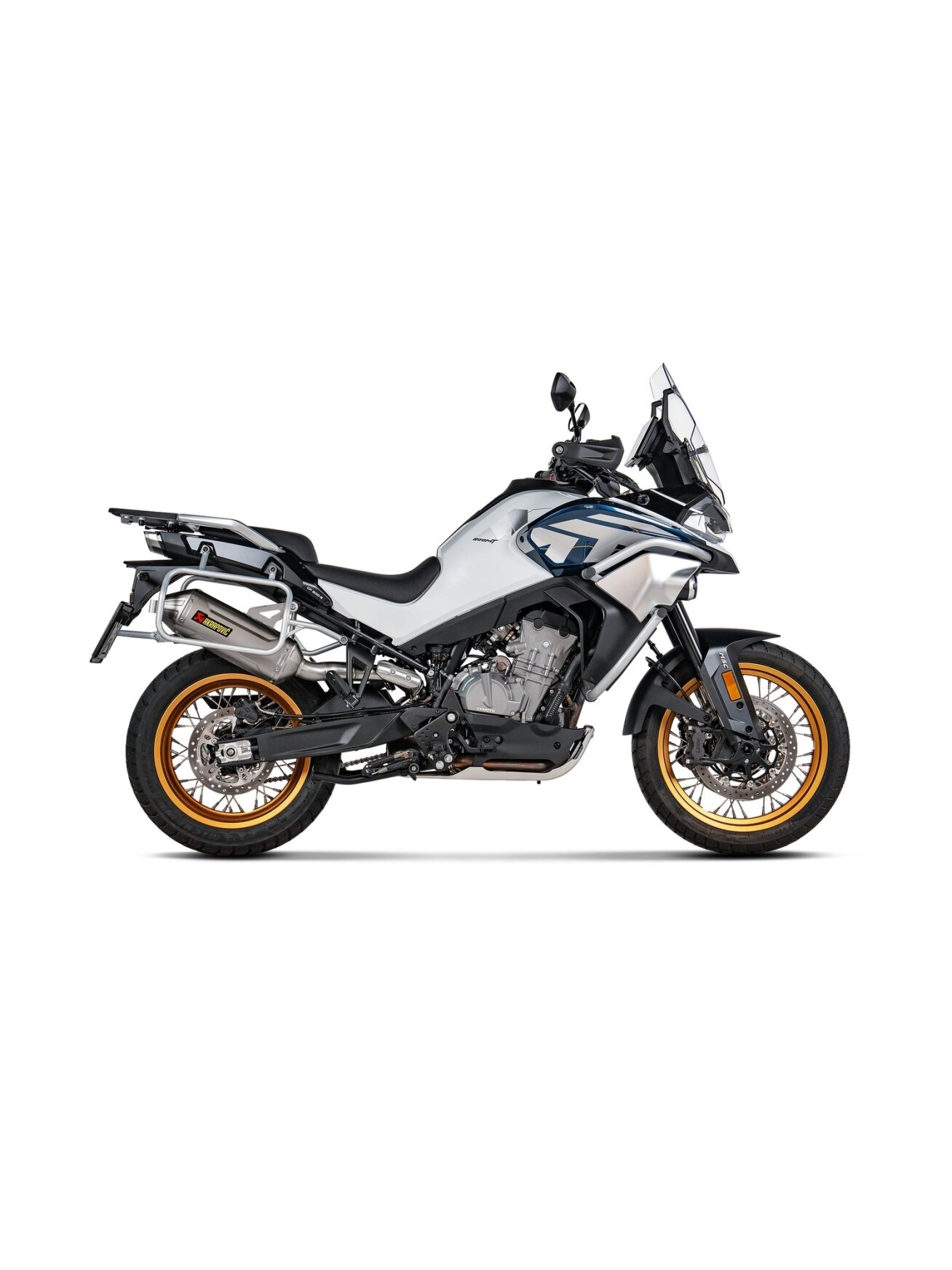 Akrapovic Slip-On Line (Titanium) CFMoto 800MT 1