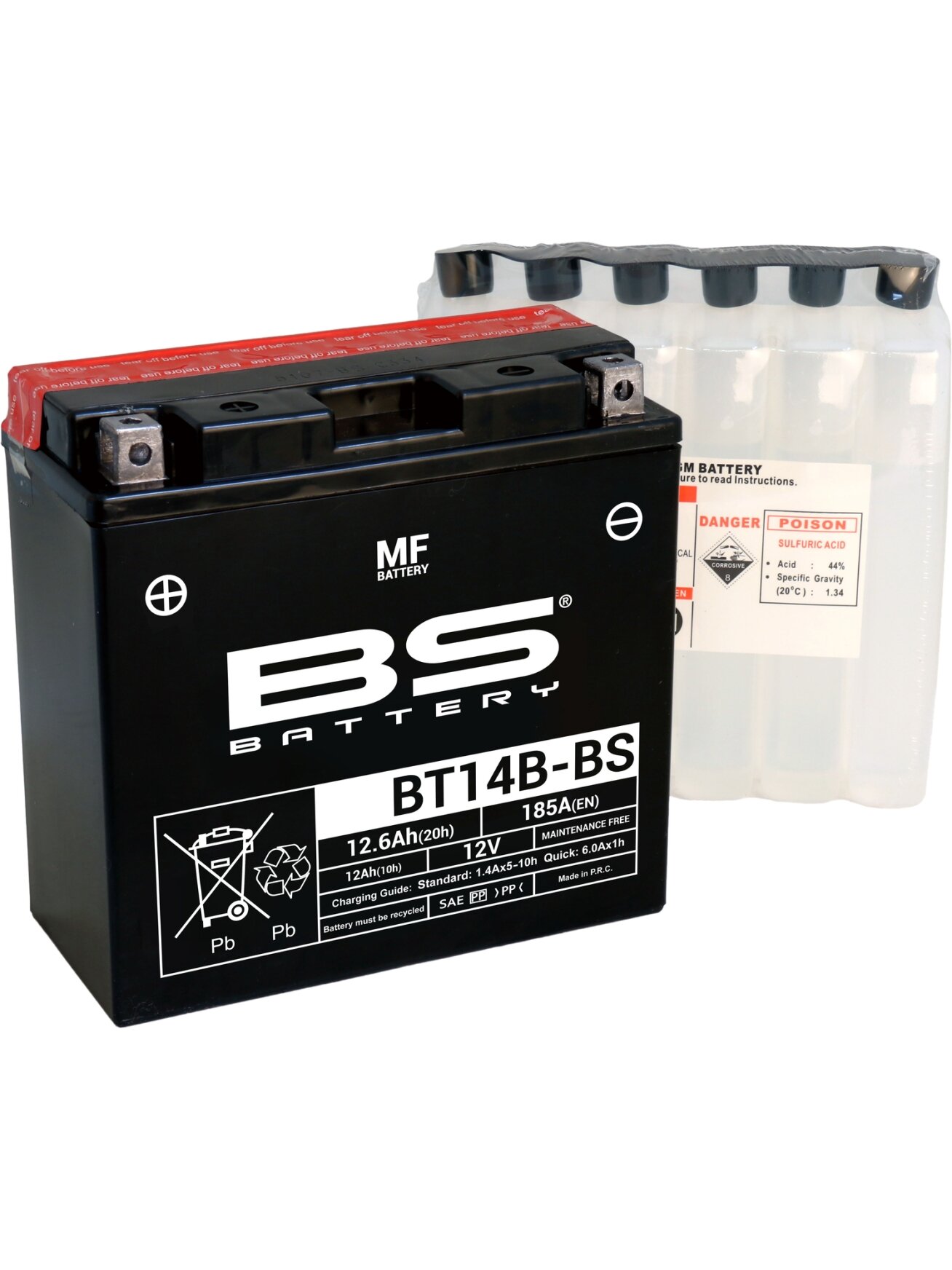 BS Battery BT14B-BS MF (cp) Maintenance Free