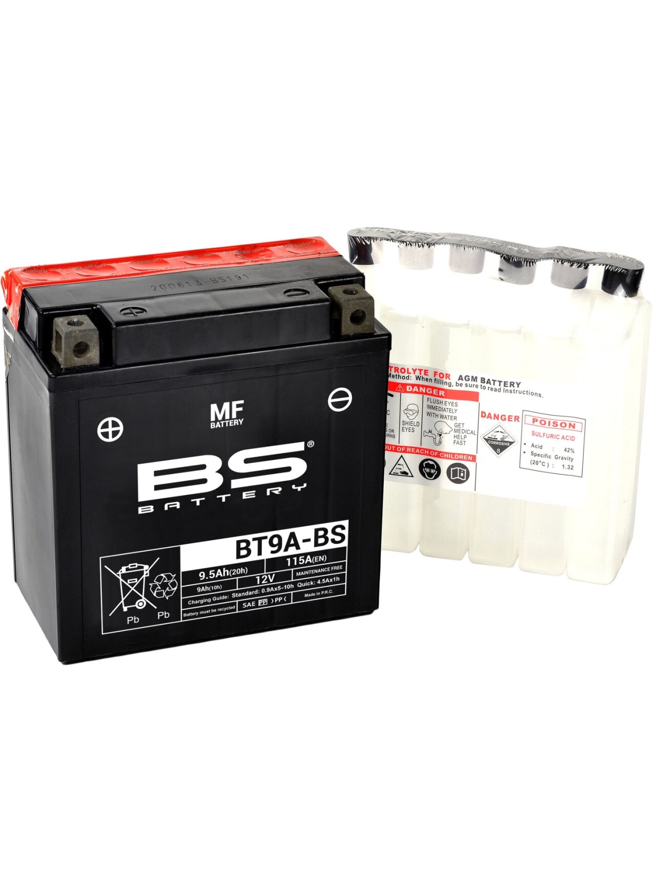 BS Battery BT9A-BS MF (cp) Maintenance Free BS Battery BT9A-BS MF (cp) Maintenance Free