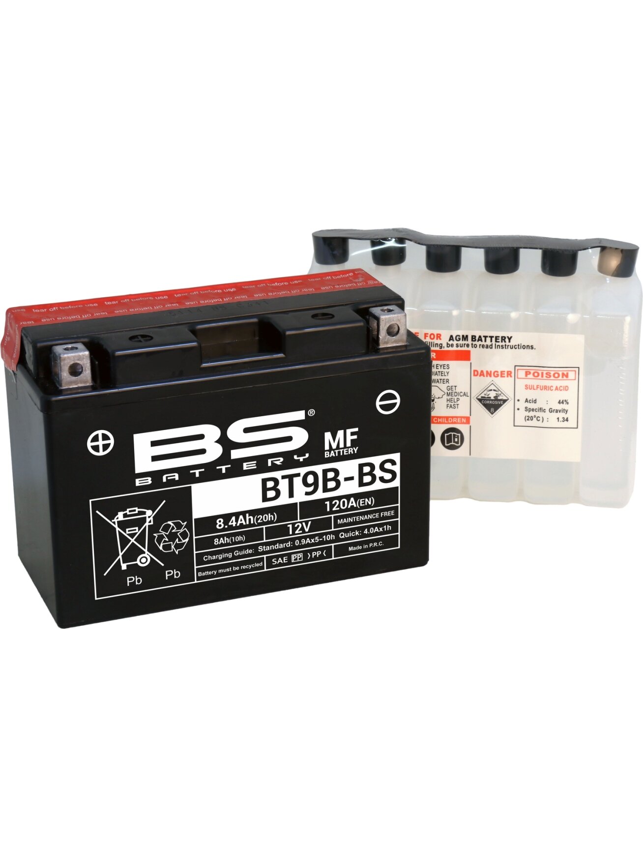 BS Battery BT9B-BS MF (cp) Maintenance Free