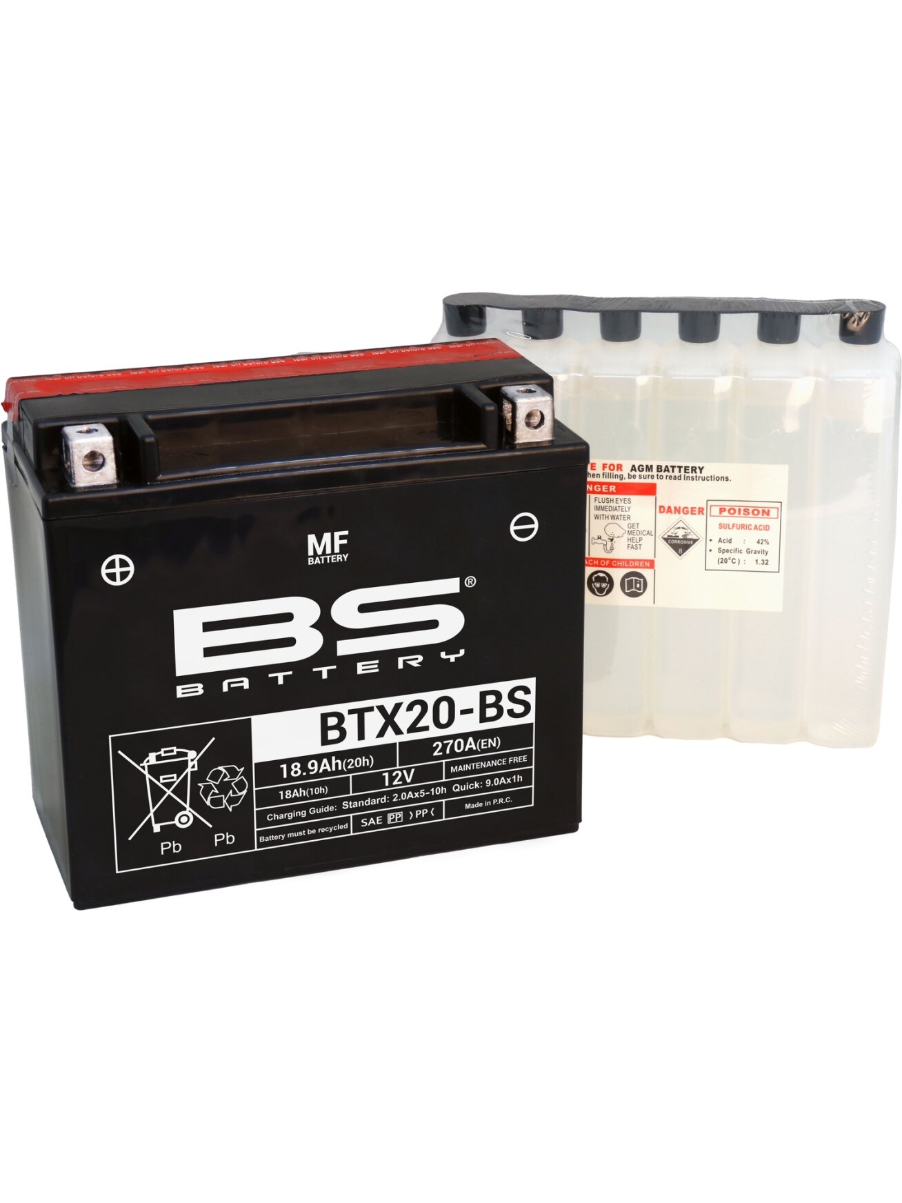 BS Battery BTX20-BS MF (cp) Maintenance Free BS Battery BTX20-BS MF (cp) Maintenance Free