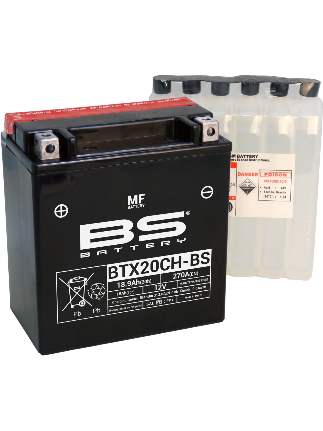 BS Battery BTX20CH-BS MF (cp) Maintenance Free
