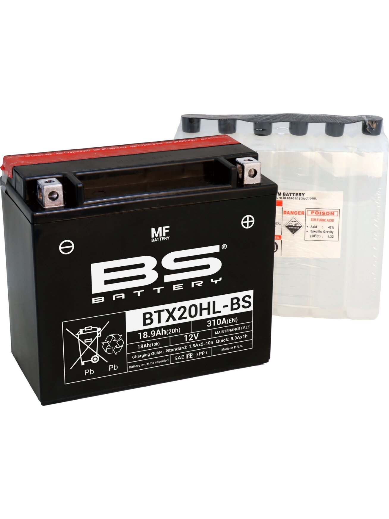 BS Battery BTX20HL-BS MF (cp) Maintenance Free