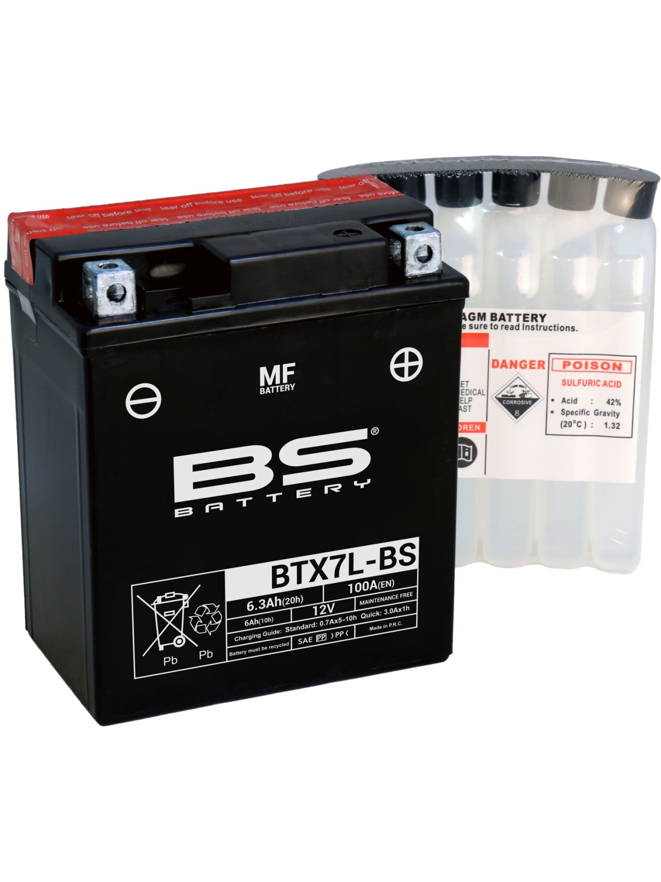 BS Battery BTX7L-BS MF (cp) Maintenance Free BS Battery BTX7L-BS MF (cp) Maintenance Free