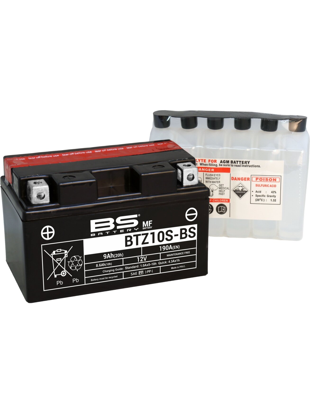 BS Battery BTZ10S-BS MF (cp) Maintenance Free