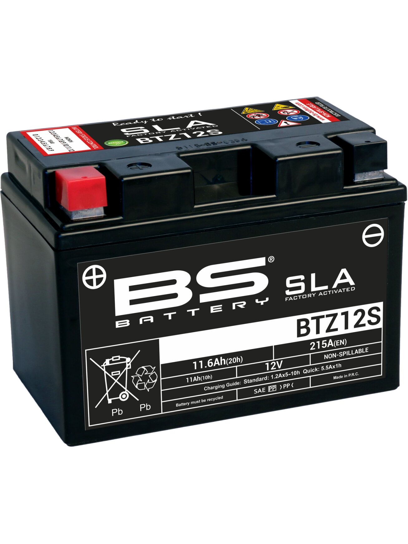 BS Battery BTZ12S (FA) SLA - Sealed & Activated BS Battery BTZ12S (FA) SLA - Sealed & Activated