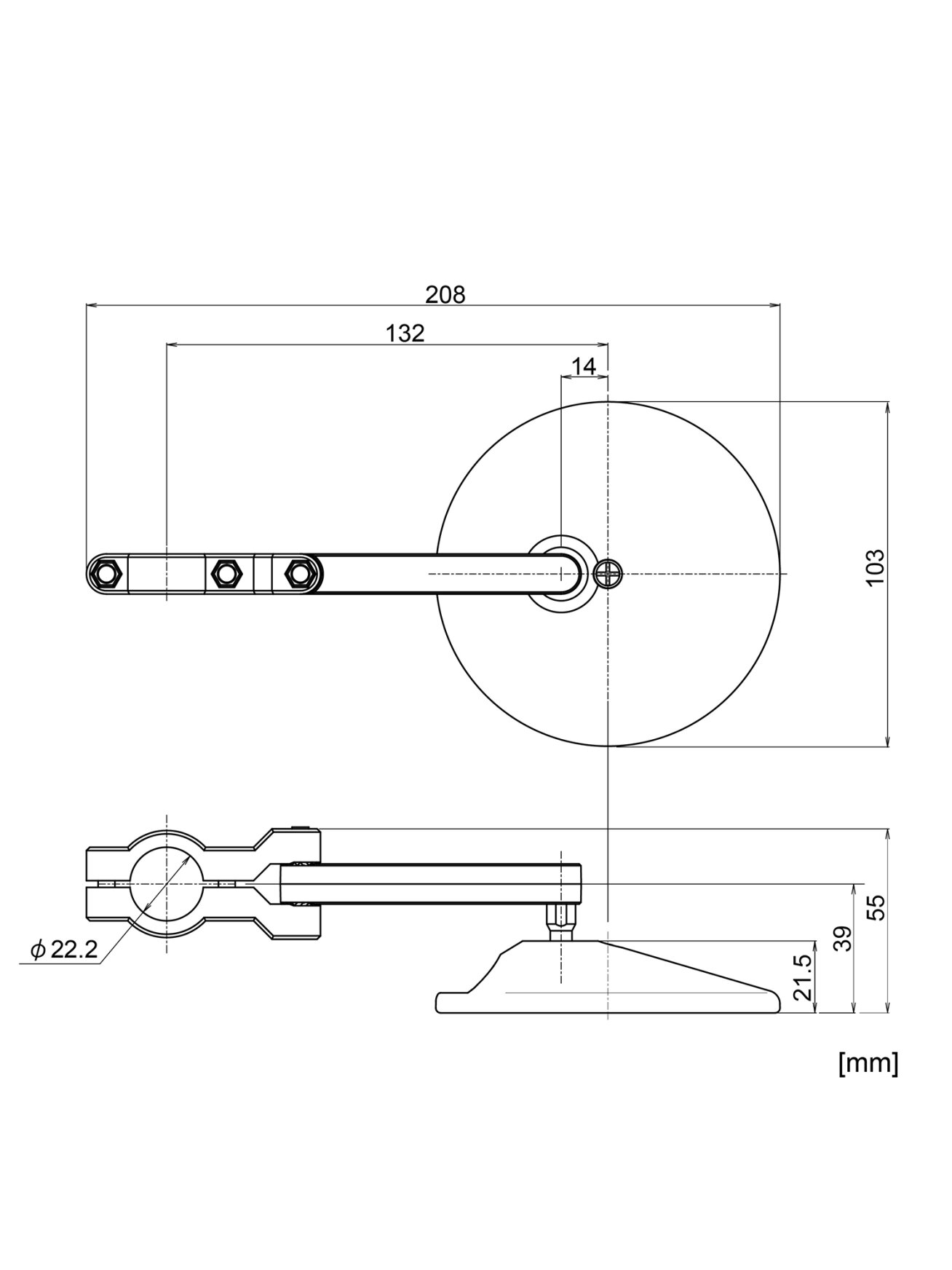 Daytona D-Mirror-18 E-approved 8