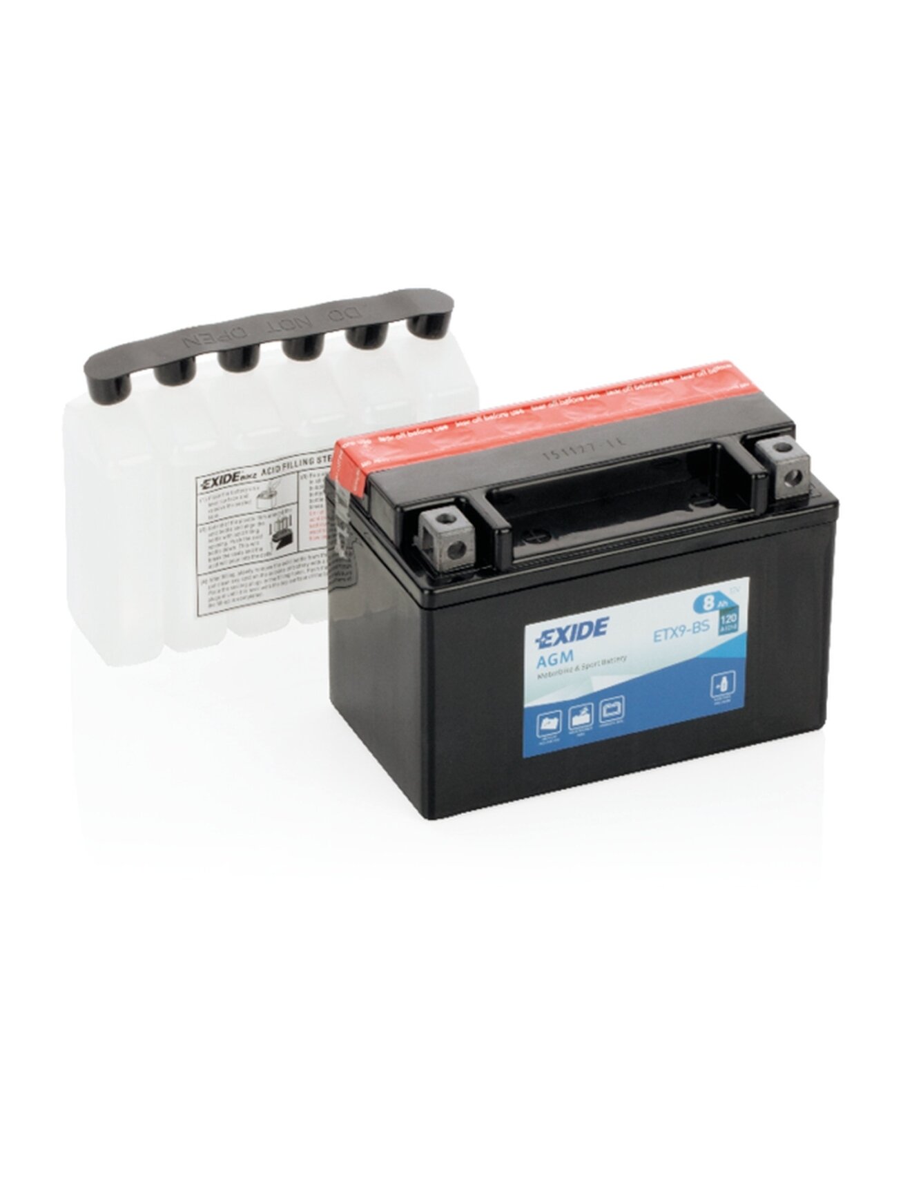 Exide battery ETX9-BS Exide battery ETX9-BS