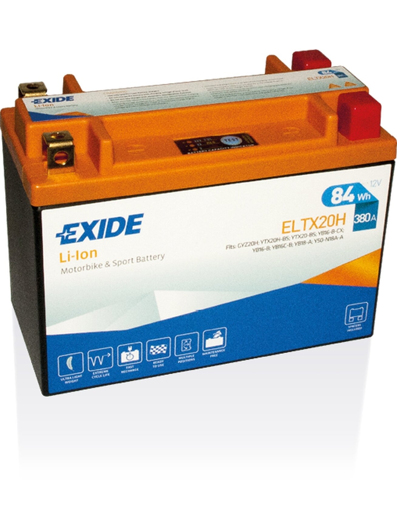 Exide battery Li-Ion ELTX20H