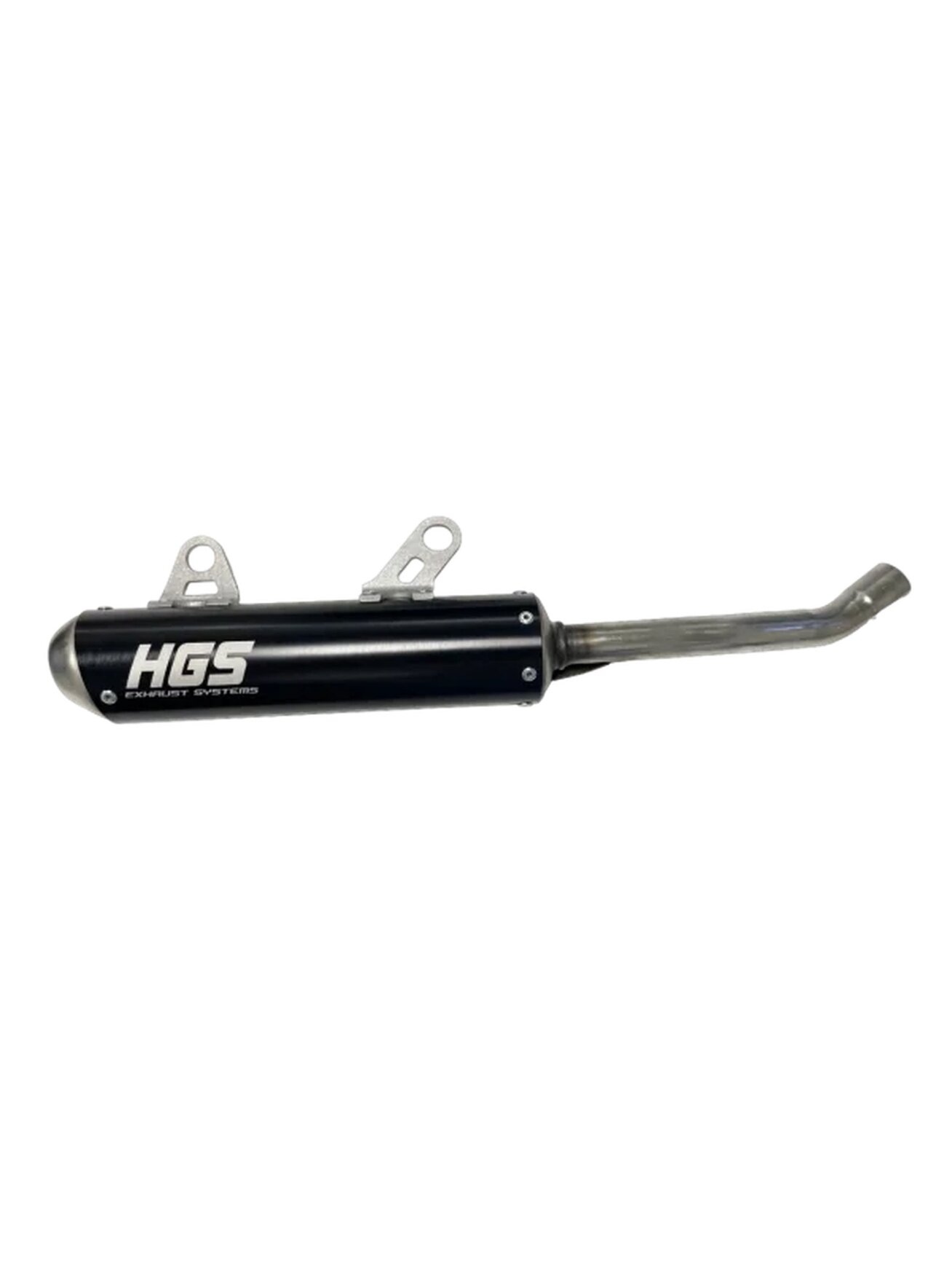 HGS Silencer 2T Racing SX85 18-24 TC85 18-24 MC85 21-.. Black Steel Cap