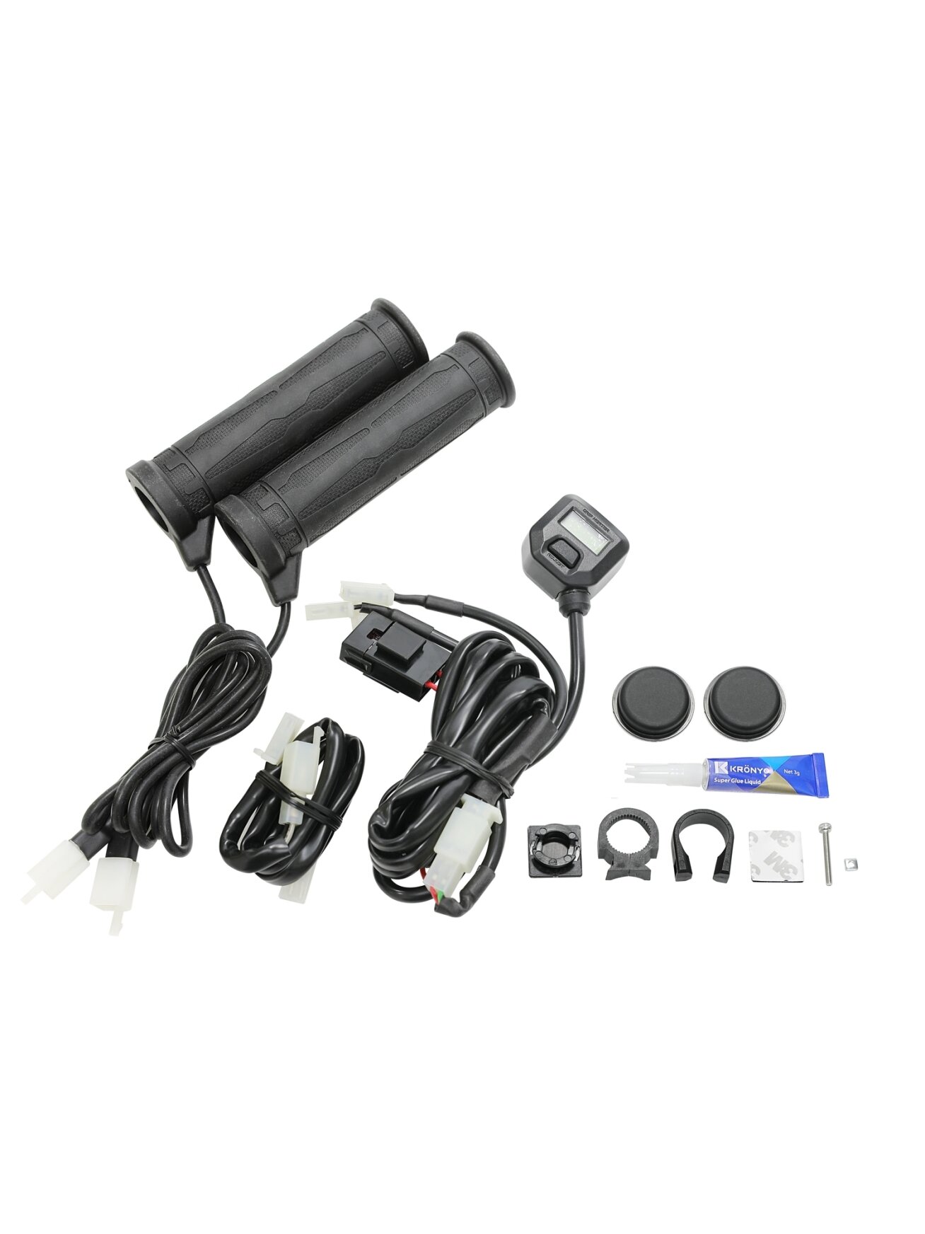 Hyper Heated grips MC 25mm handlebar (Grip:130mm/130mm) Hyper Heated grips MC 25mm handlebar (Grip:130mm/130mm)