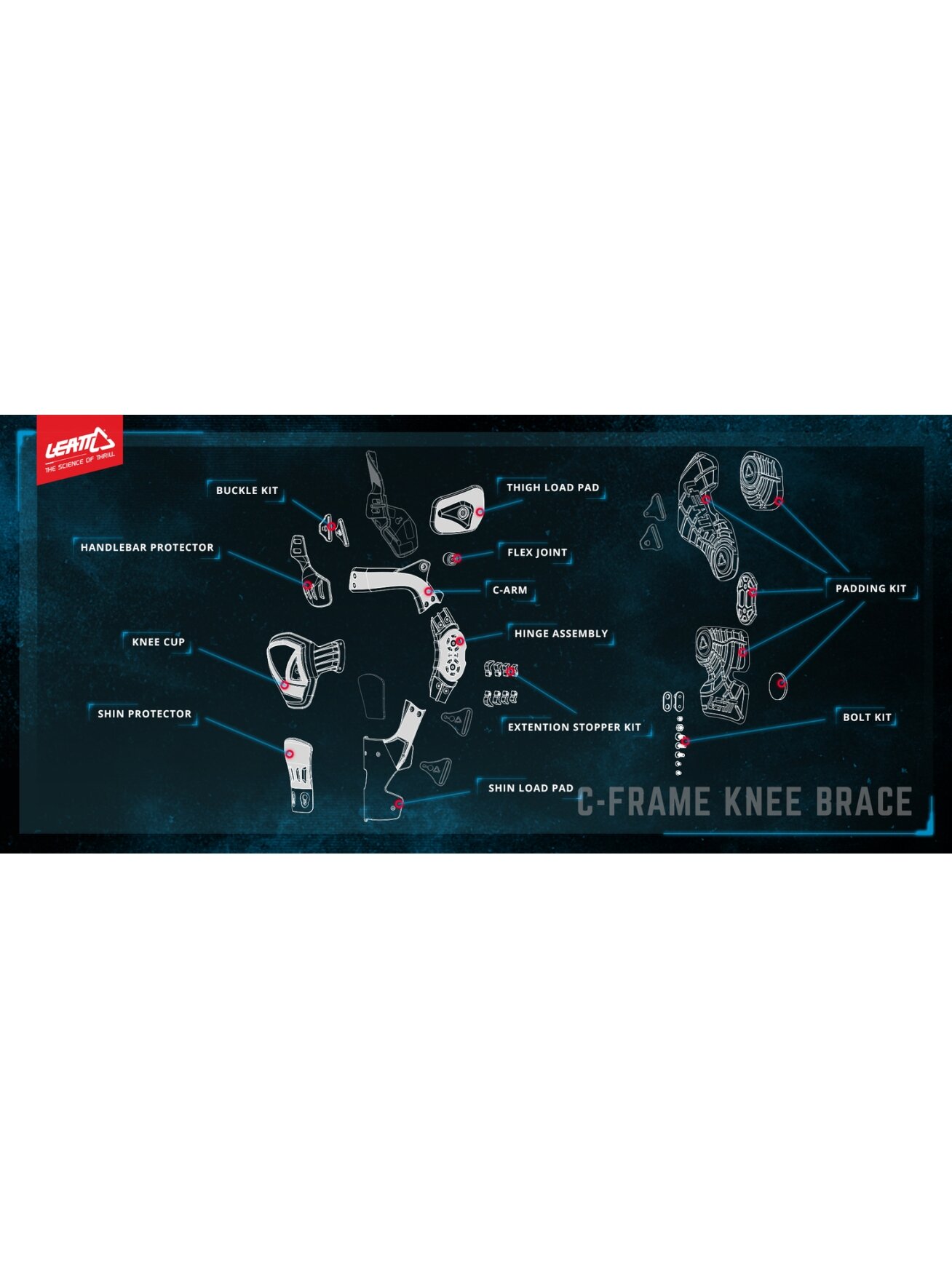 Leatt C-Arm C-Frame Alu Forged Leatt C-Arm C-Frame Alu Forged