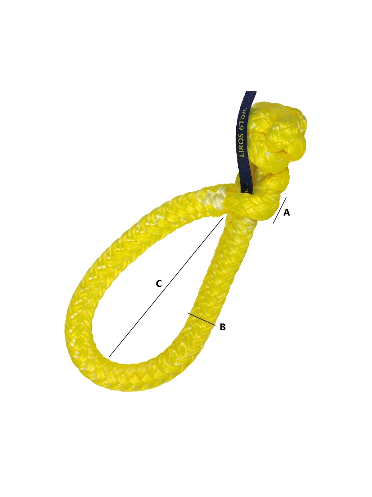 Soft Shackle yellow 6t 1