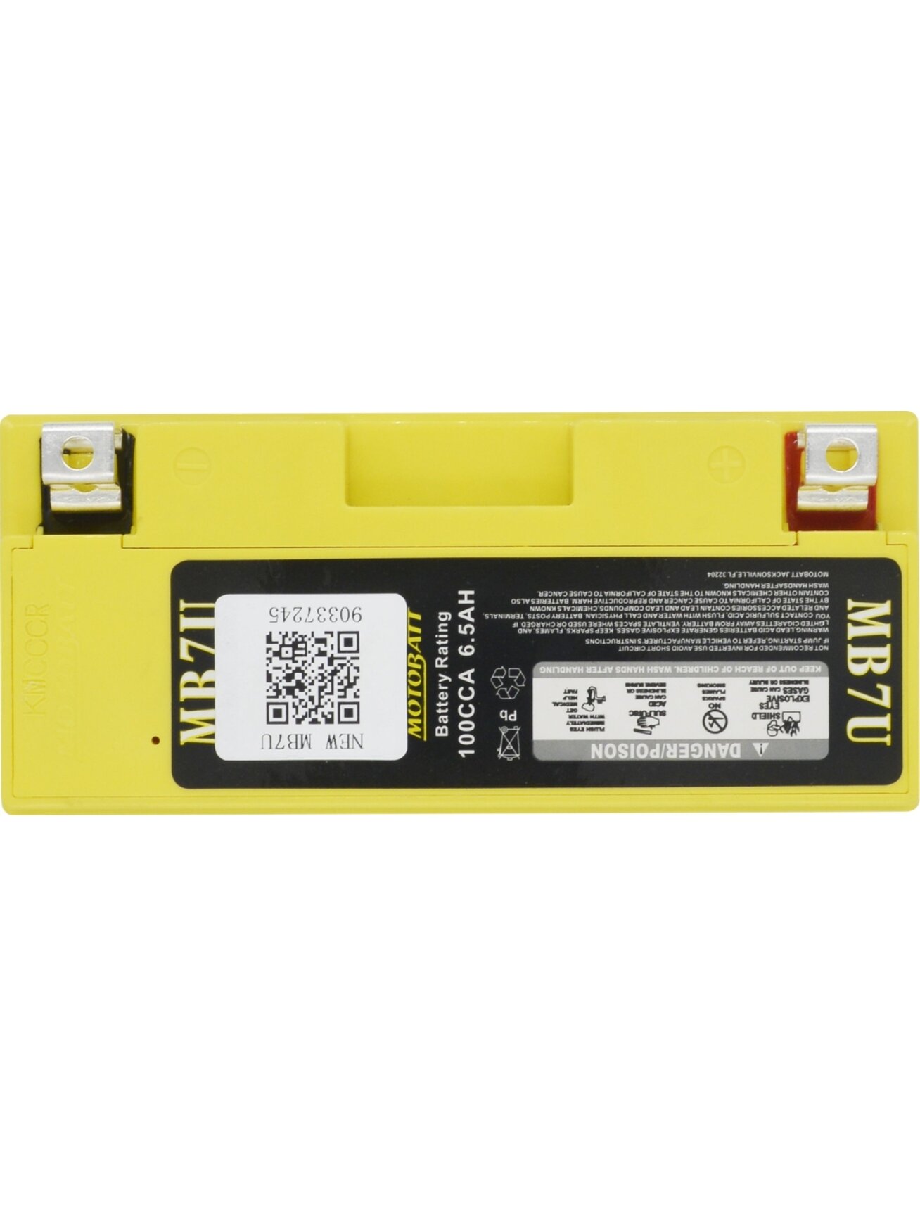 Motobatt MB7U battery 1