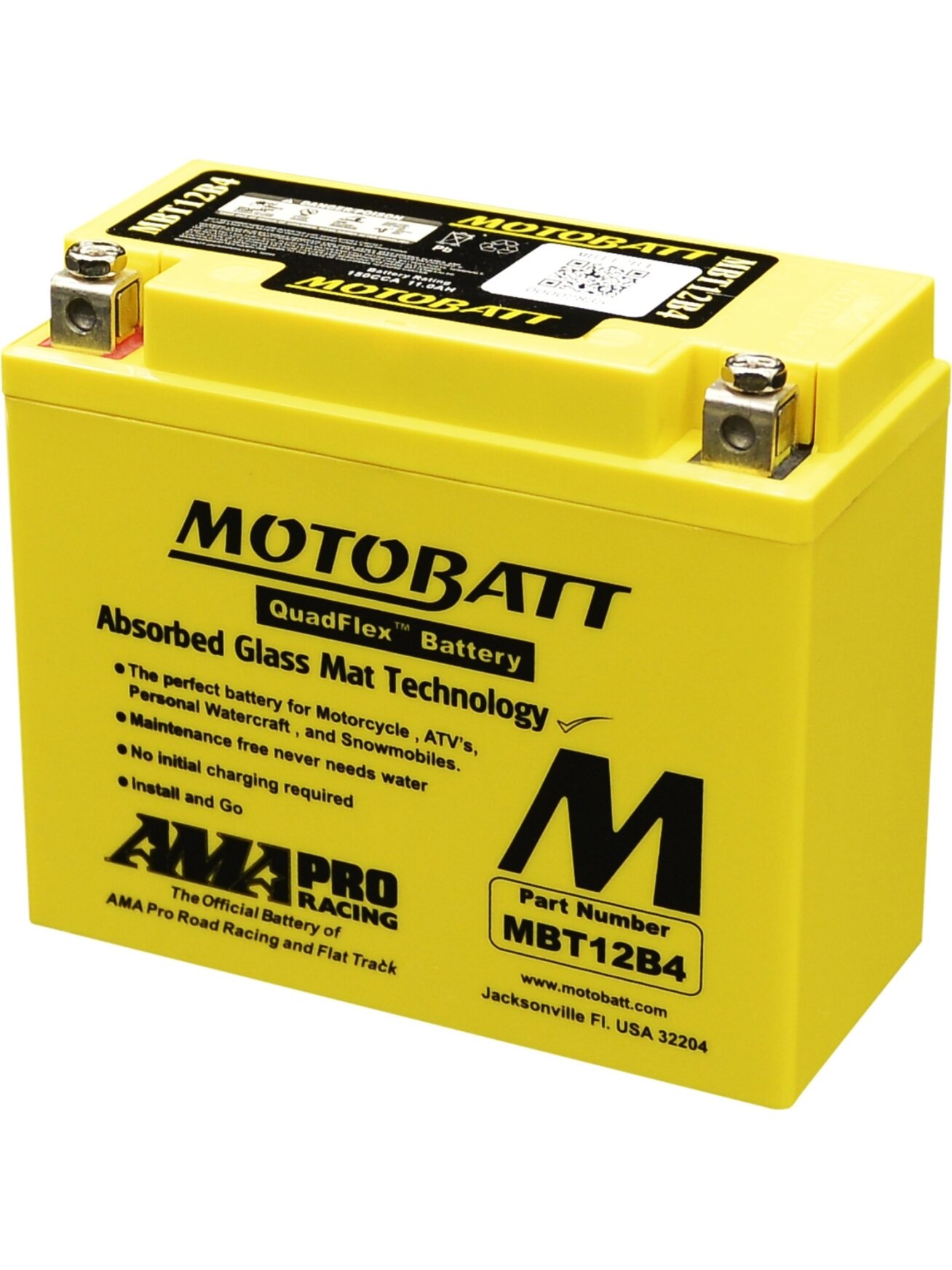 Motobatt MBT12B4 battery