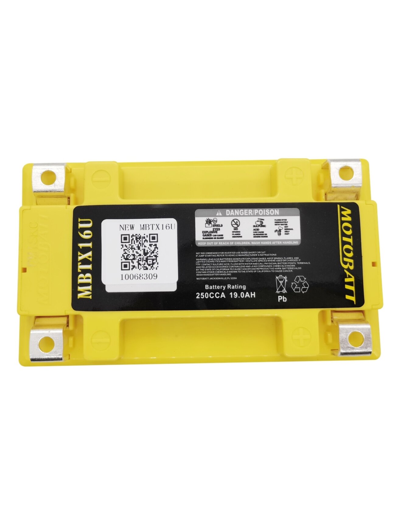 Motobatt MBTX16U battery 2