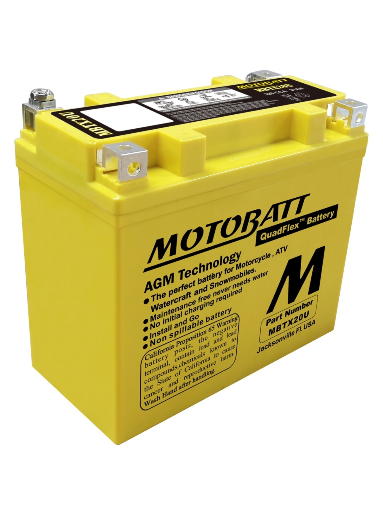 Motobatt MBTX20U battery 2 Motobatt MBTX20U battery 2
