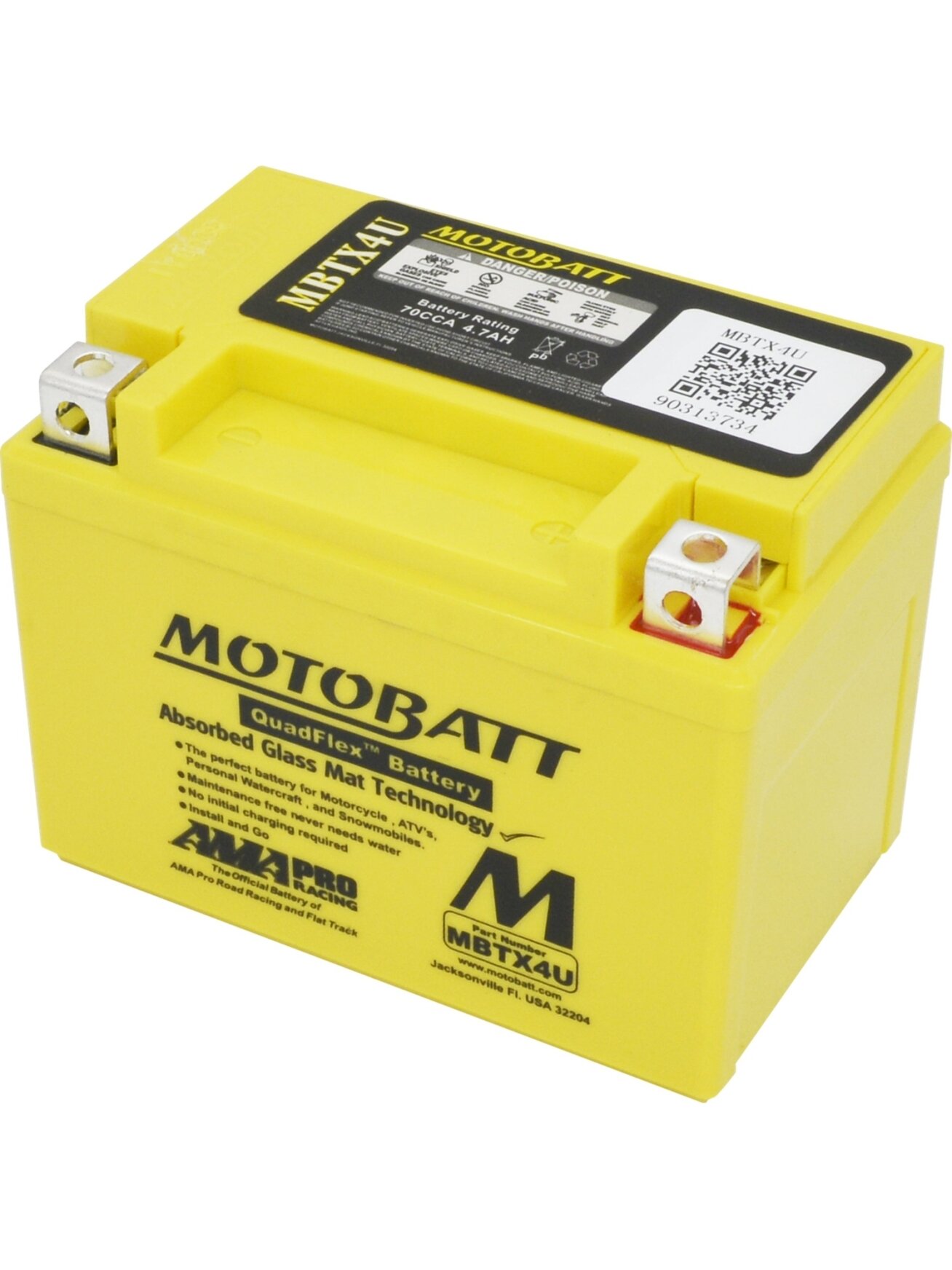 Motobatt MBTX4U battery