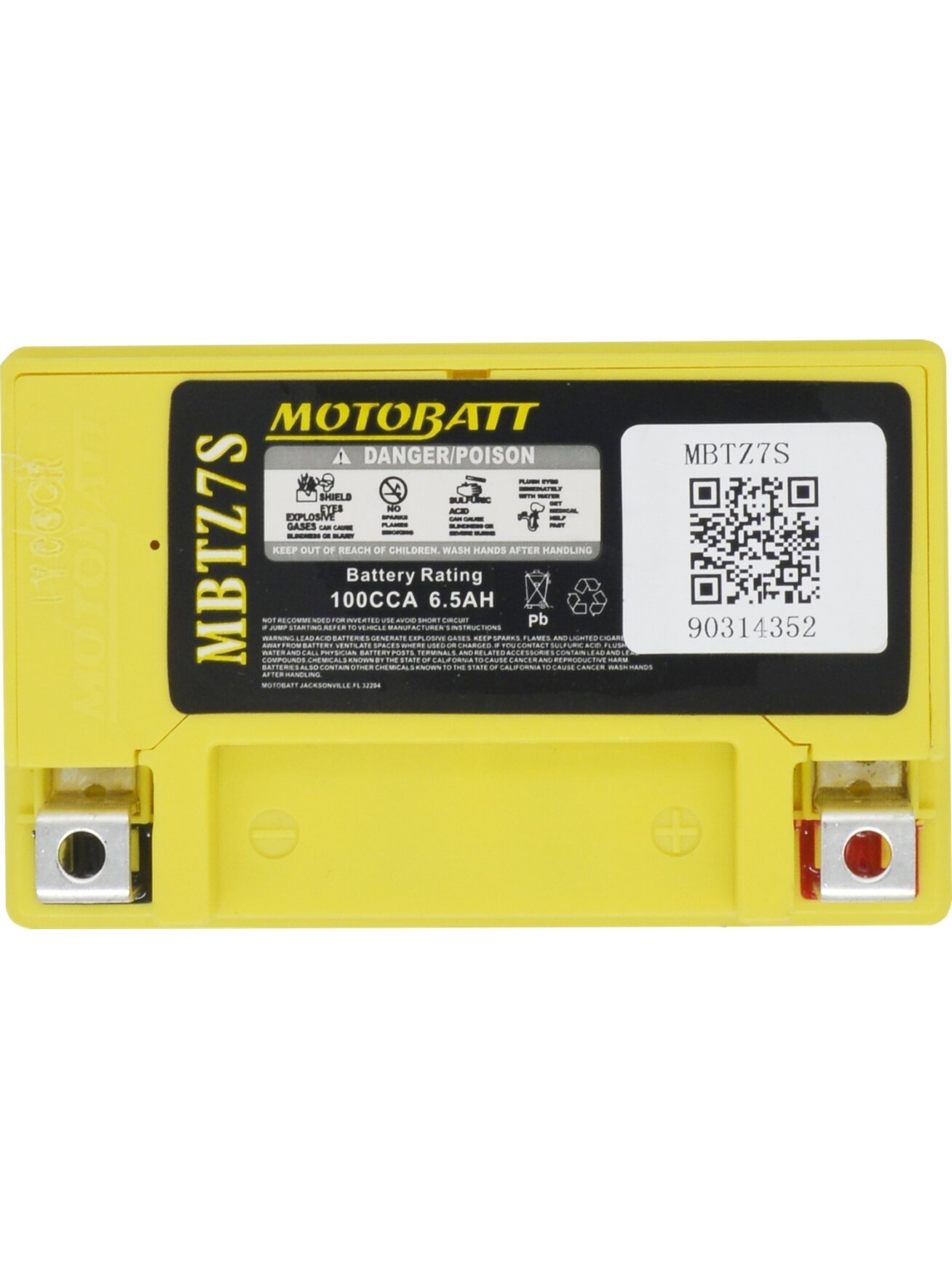 Motobatt MBTZ7S battery 1 Motobatt MBTZ7S battery 1