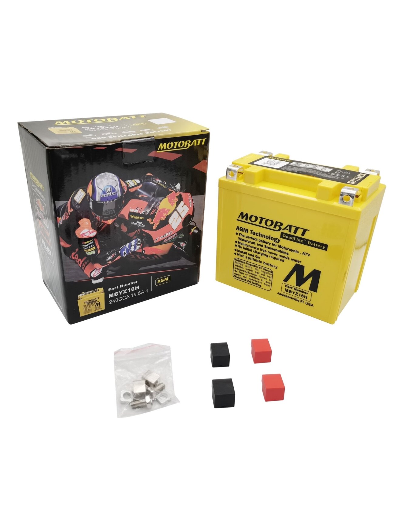 Motobatt MBYZ16H battery