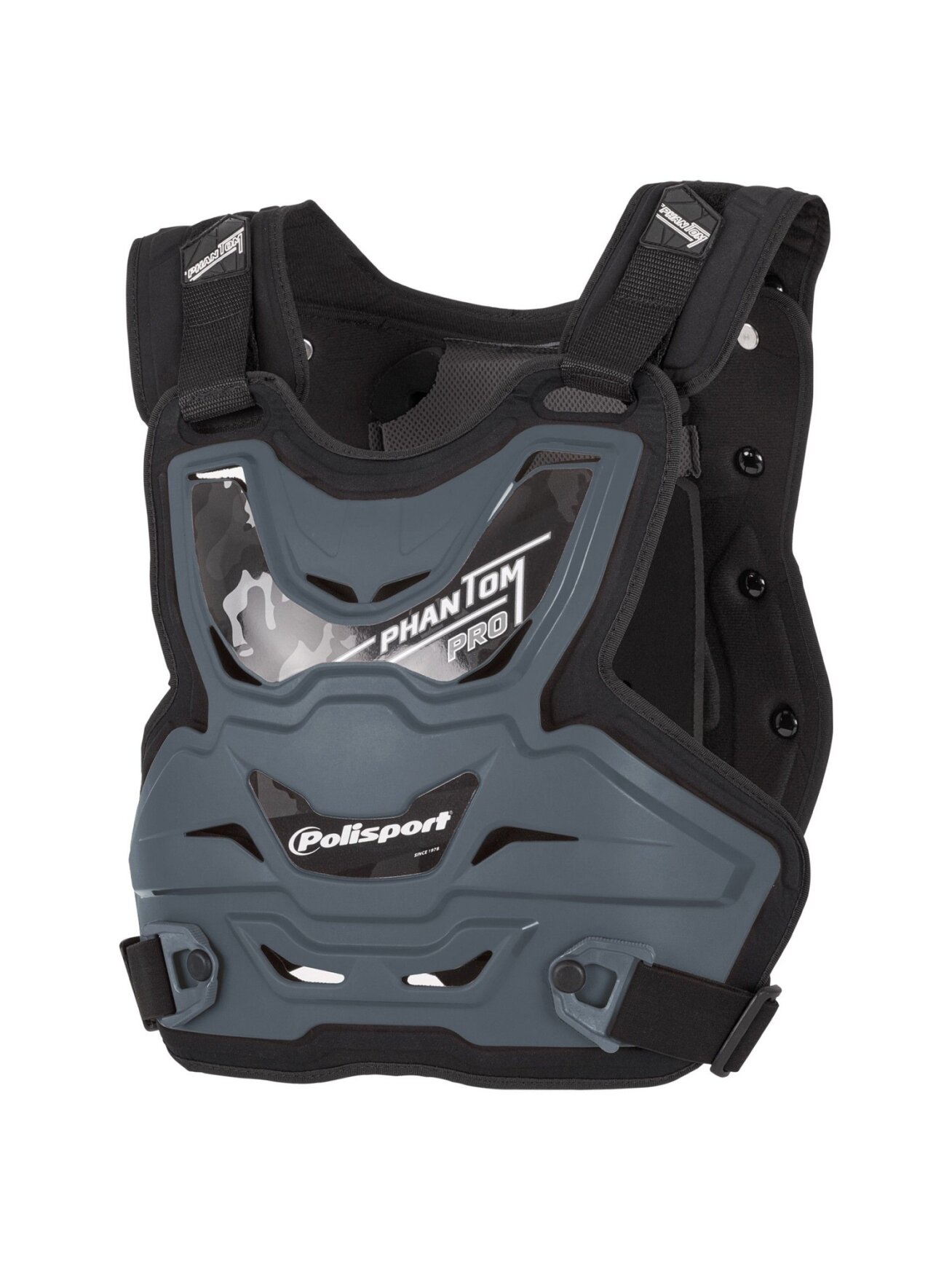 Polisport Chest protector Phantom PRO Nardo Grey/black FIM (10)
