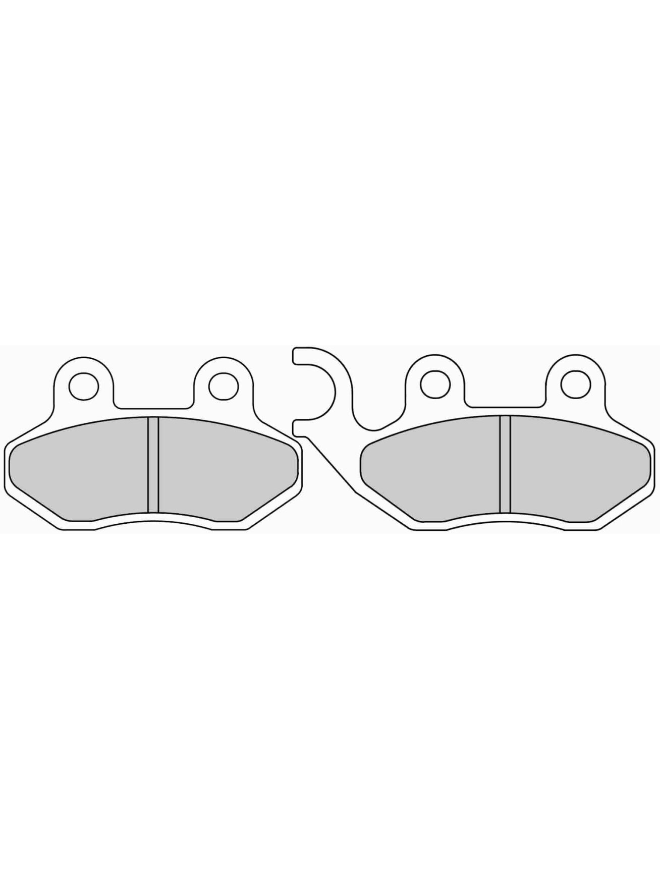 Elig Brake pads, Peugeot / PGO / SYM Elig Brake pads, Peugeot / PGO / SYM