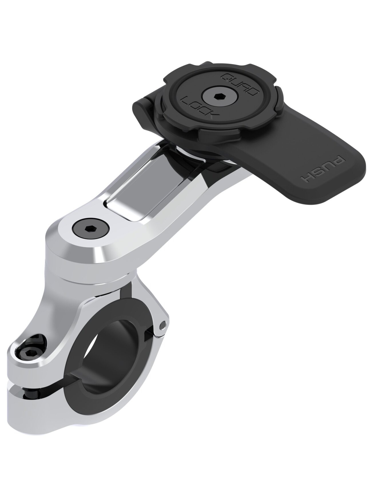 Quad Lock Motorcycle Handlebar Mount Pro Chrome