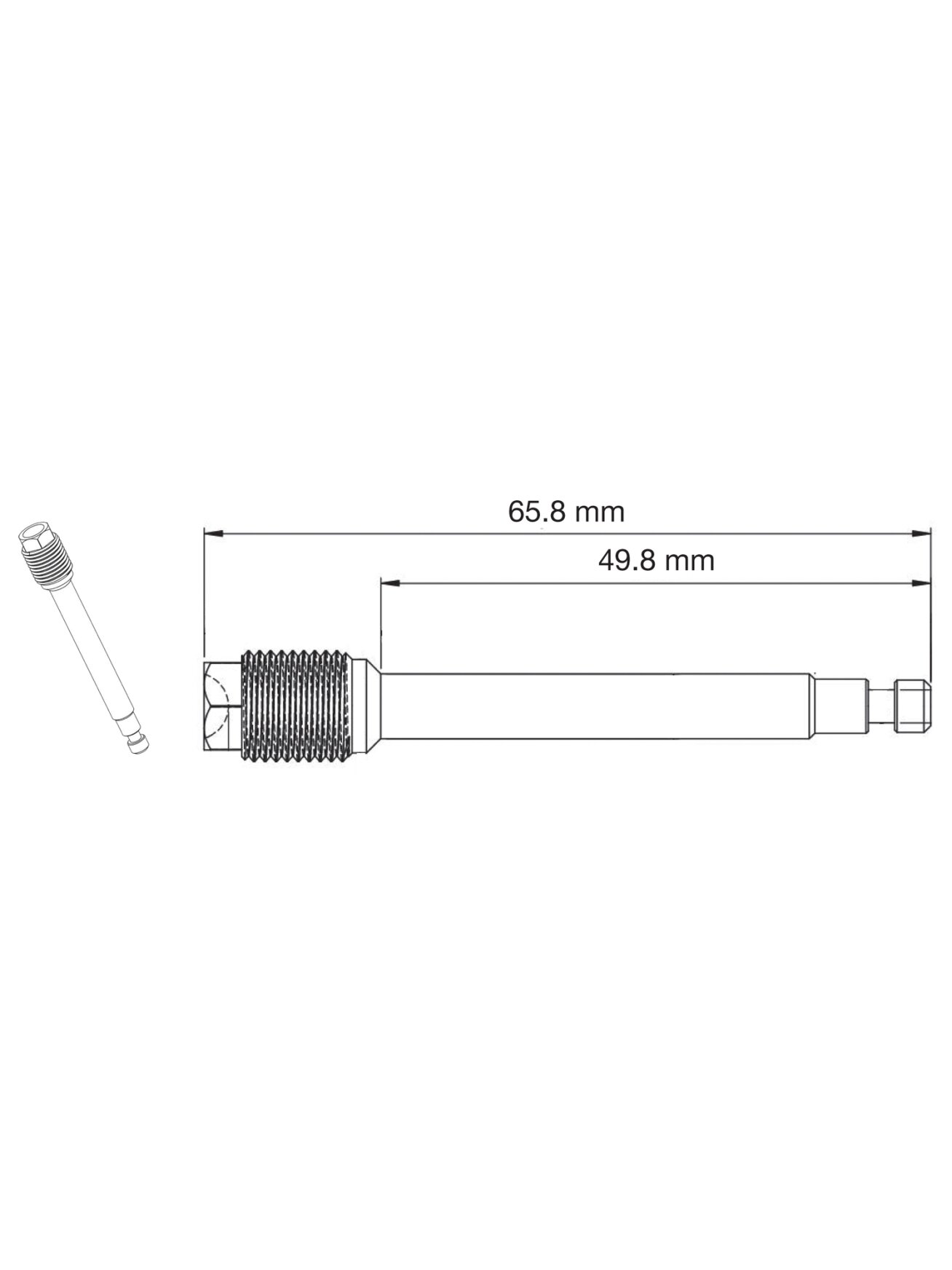Sbs Brake pin rear Ho/Su