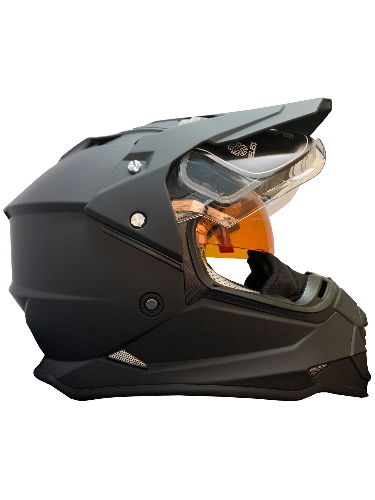 Timeless SnowTrail Snowmobile helmet, Adventure mattblack Timeless SnowTrail Snowmobile helmet, Adventure mattblack