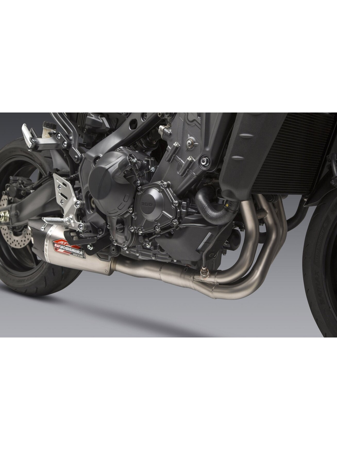 Yoshimura MT-09 2021 Race AT2 Stainless Full Exhaust, w/ Stainless Muffler 2