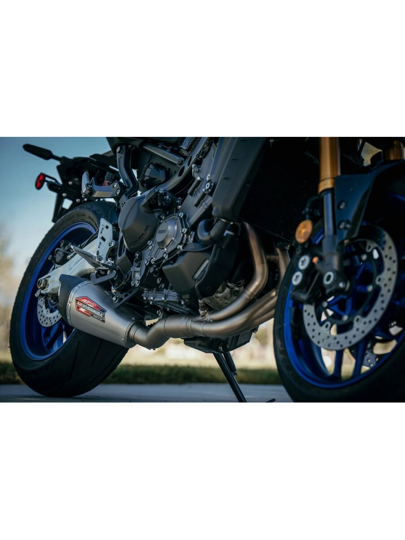 Yoshimura MT-09 2021 Race AT2 Stainless Full Exhaust, w/ Stainless Muffler 4
