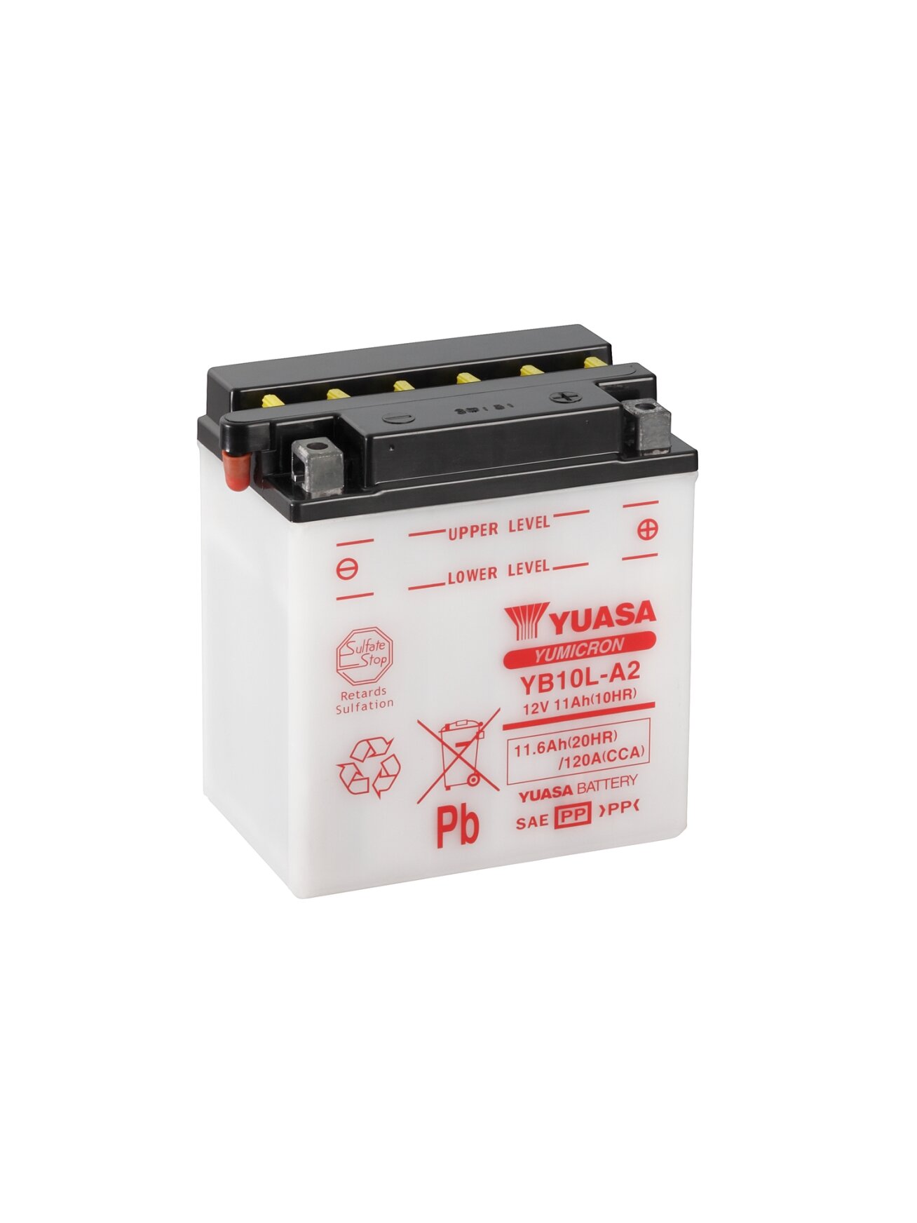 Yuasa Battery YB10L-A2 (cp) with acidpack (4) Yuasa Battery YB10L-A2 (cp) with acidpack (4)