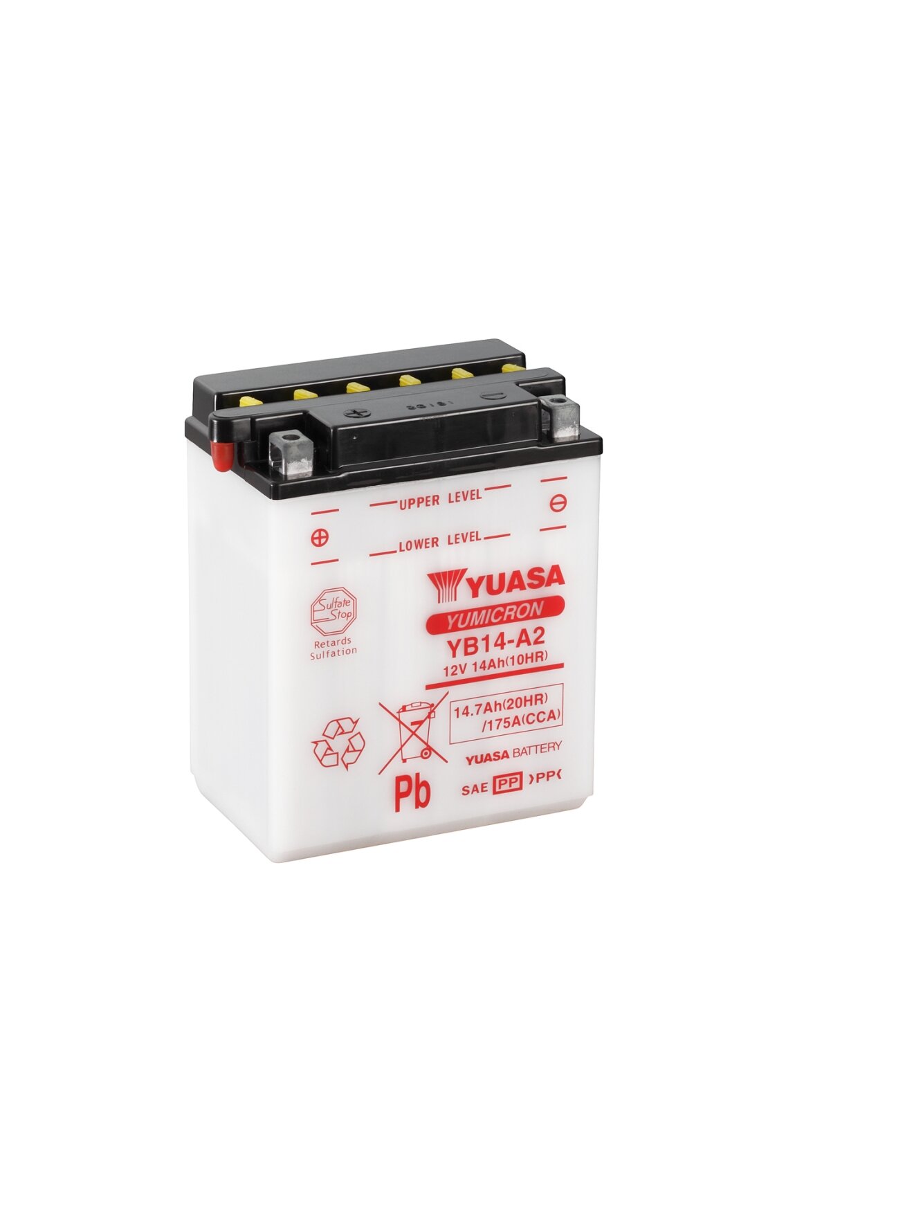 Yuasa Battery YB14-A2 (cp) with acidpack (4)