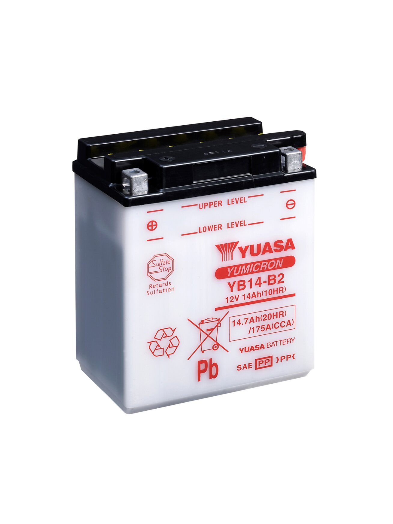 Yuasa Battery YB14-B2 (cp) with acidpack (4)