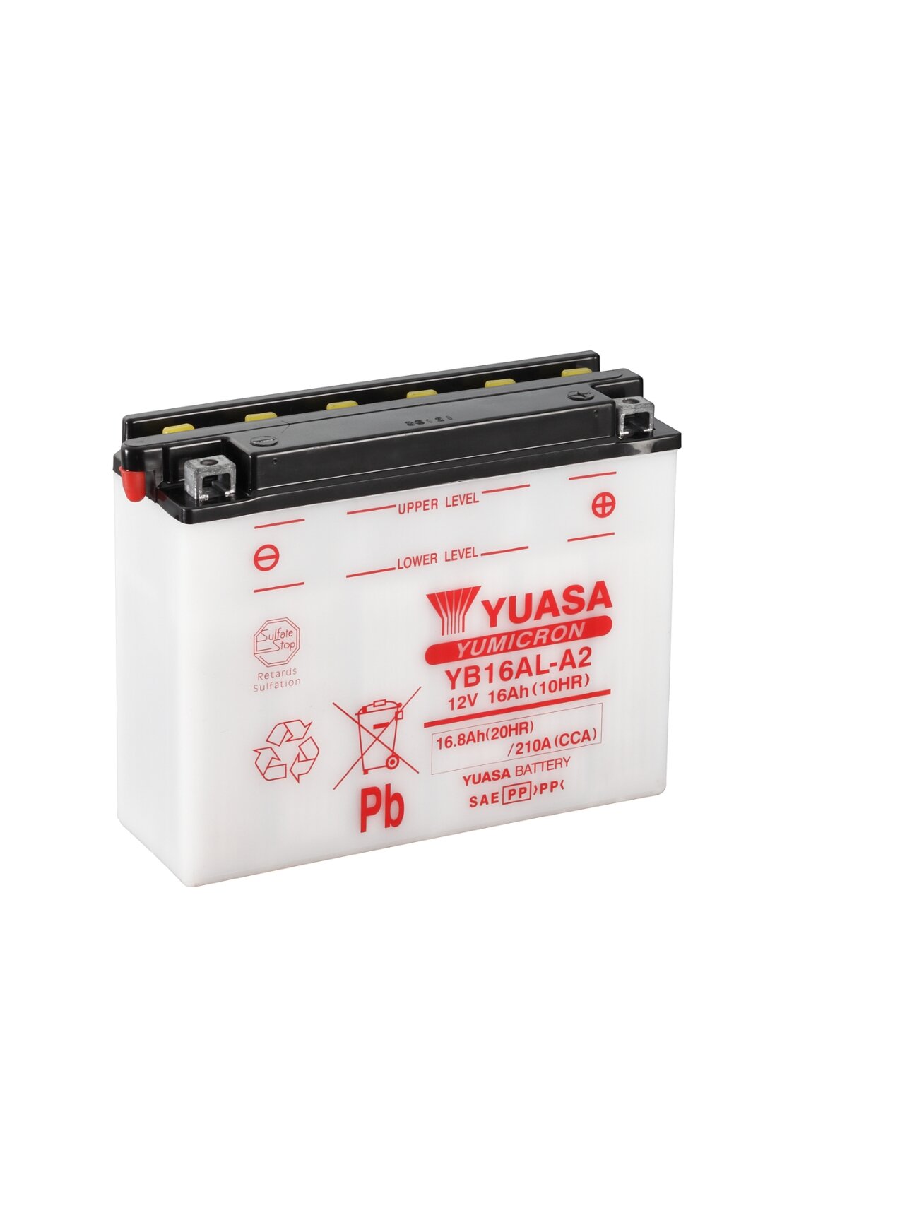 Yuasa Battery YB16AL-A2 (cp) with acidpack (4) Yuasa Battery YB16AL-A2 (cp) with acidpack (4)