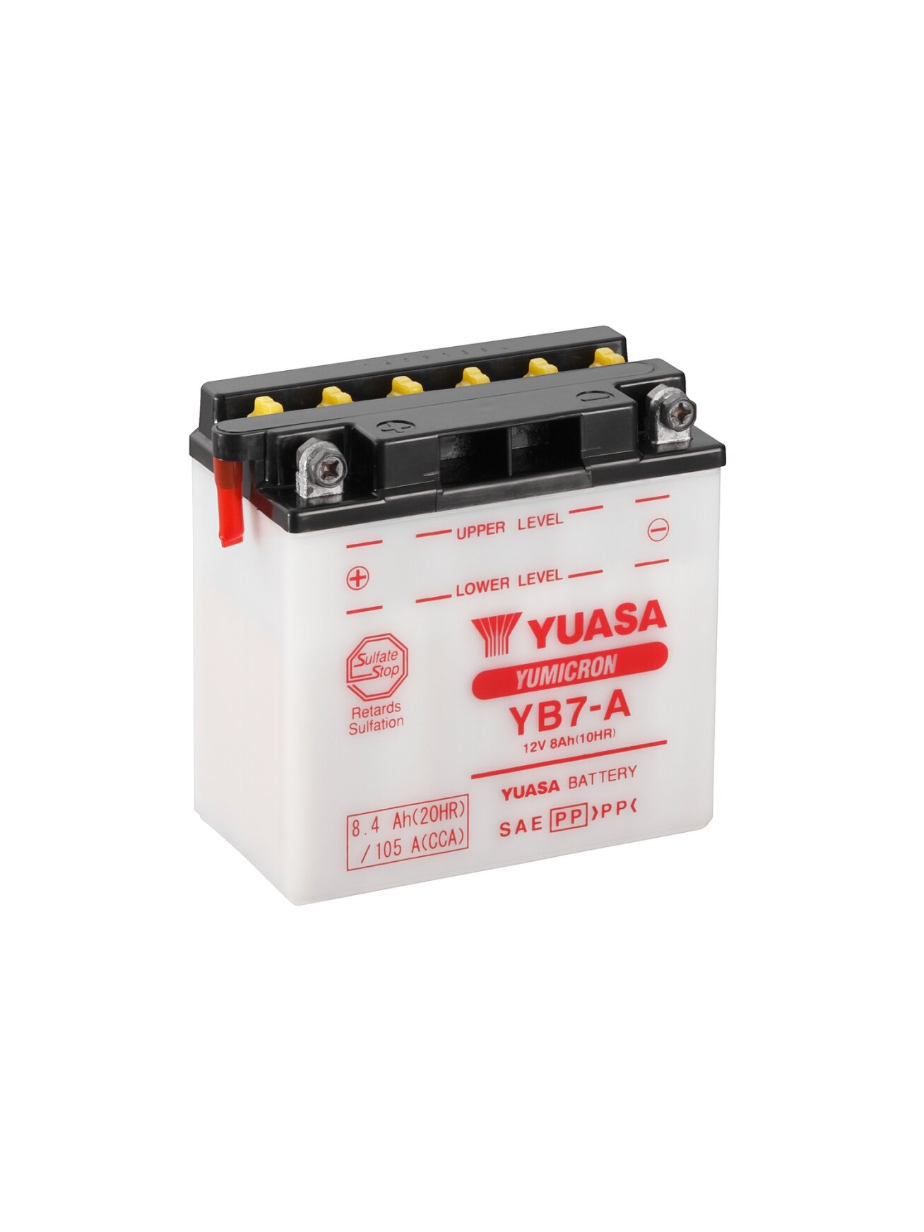 Yuasa BatteryYB7-A (cp) with acidpack (5) Yuasa BatteryYB7-A (cp) with acidpack (5)