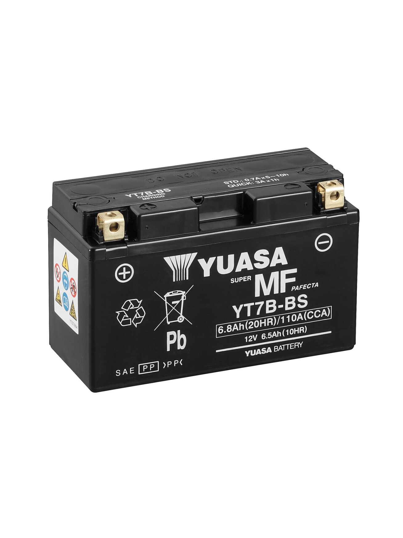 Yuasa BatteryYT7B-BS (cp) with acidpack (6)