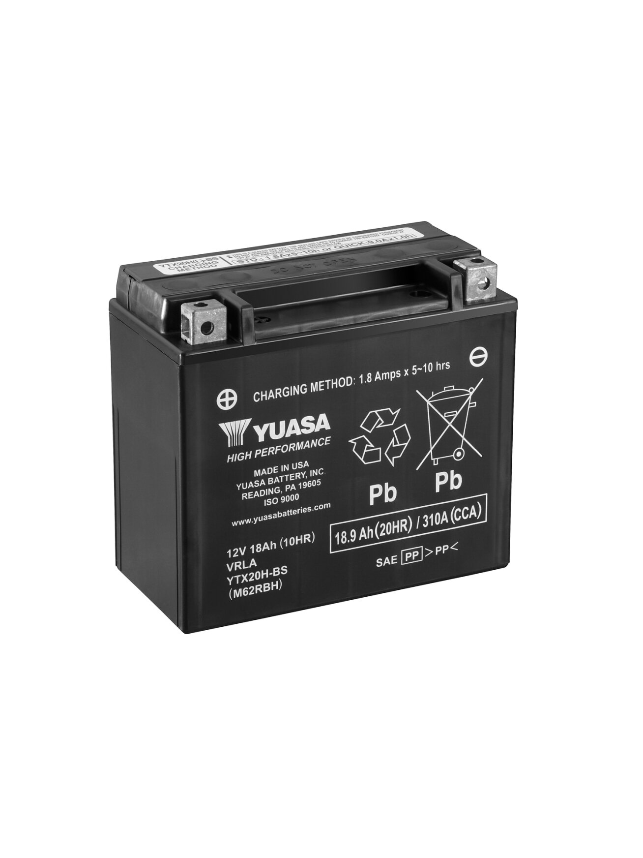 Yuasa Battery YTX20H-BS (cp)