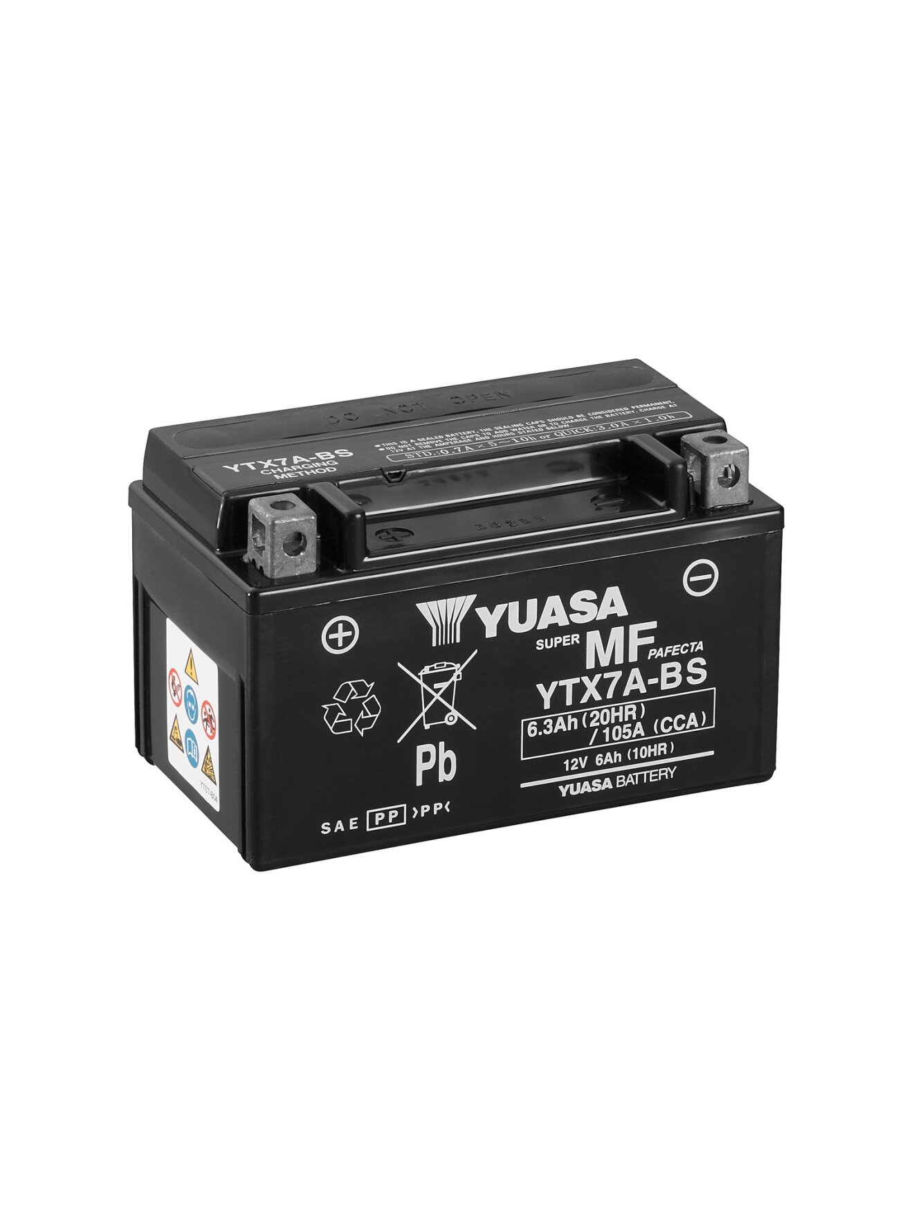 Yuasa BatteryYTX7A(WC) filled with acid (6) Yuasa BatteryYTX7A(WC) filled with acid (6)