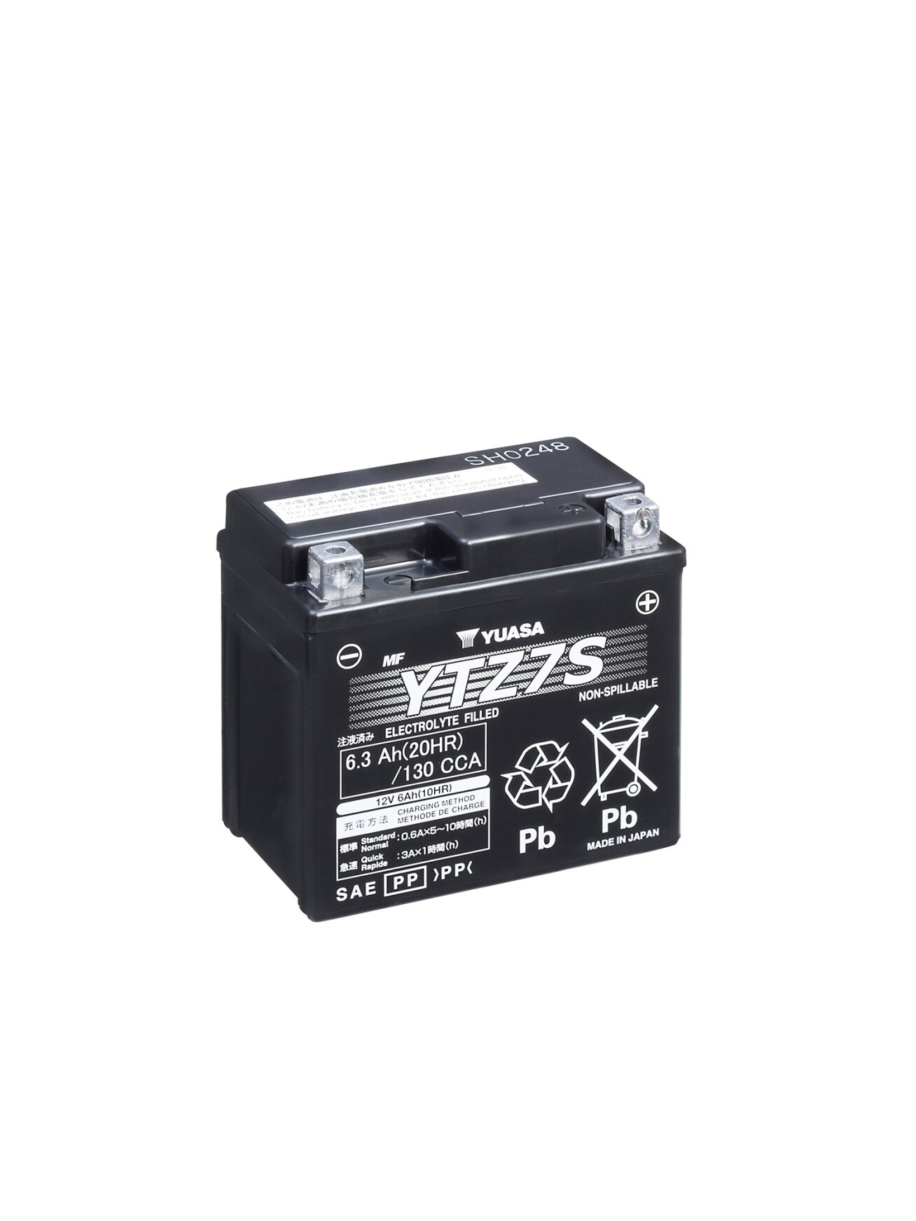 Yuasa BatteryYTZ7S (wc) factory activated (10)