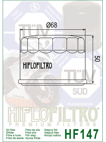 HiFlo oil filter HF147 1 HiFlo oil filter HF147 1