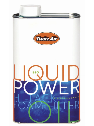 Twin Air Liquid Bio Power Air Filter Oil (1 liter) (12) (IMO)